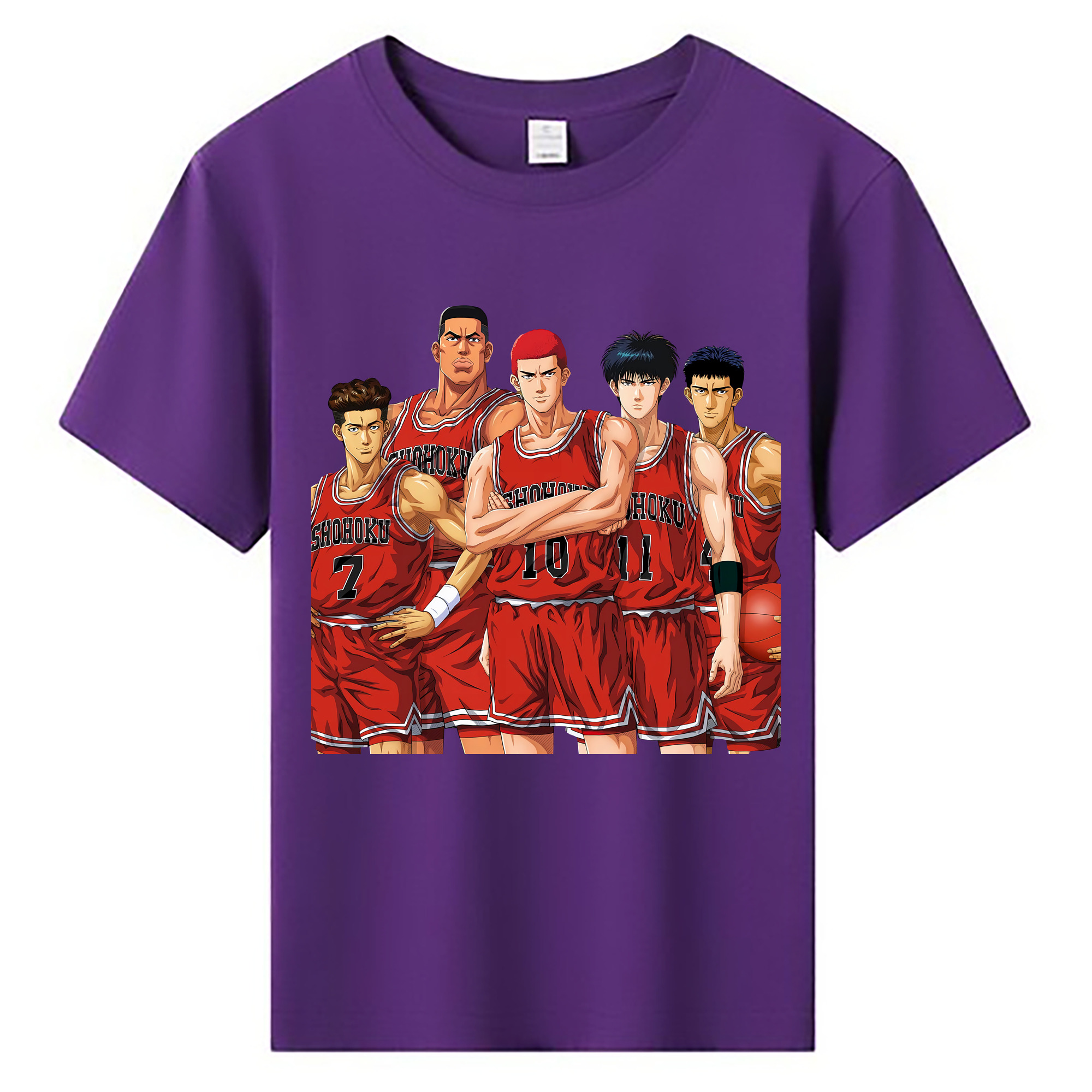 （画像用） SLAM DUNK／スラムダンク 綿100％キッズTシャツ（フロントプリント）