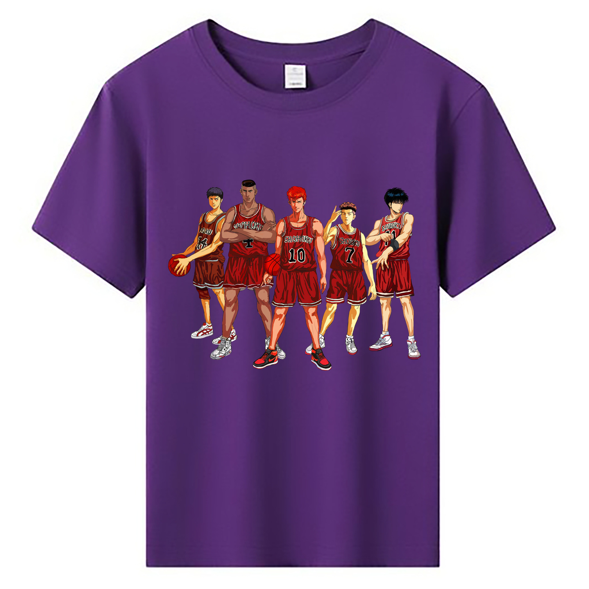 （画像用） SLAM DUNK／スラムダンク 綿100％キッズTシャツ（フロントプリント）