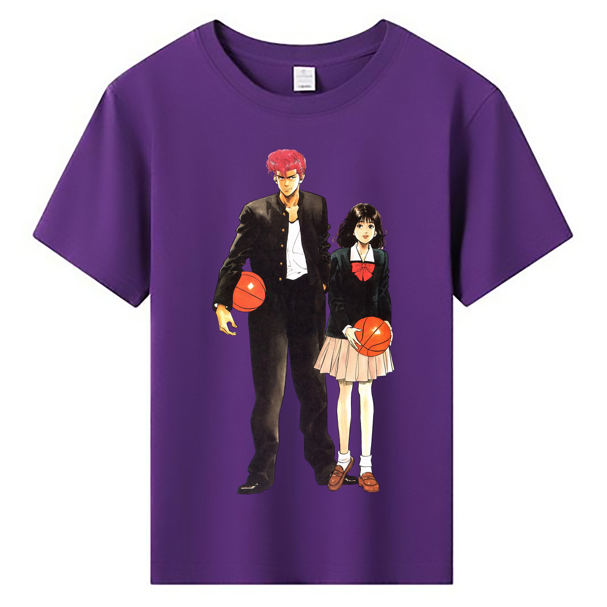 （画像用） SLAM DUNK／スラムダンク 綿100％キッズTシャツ（フロントプリント）