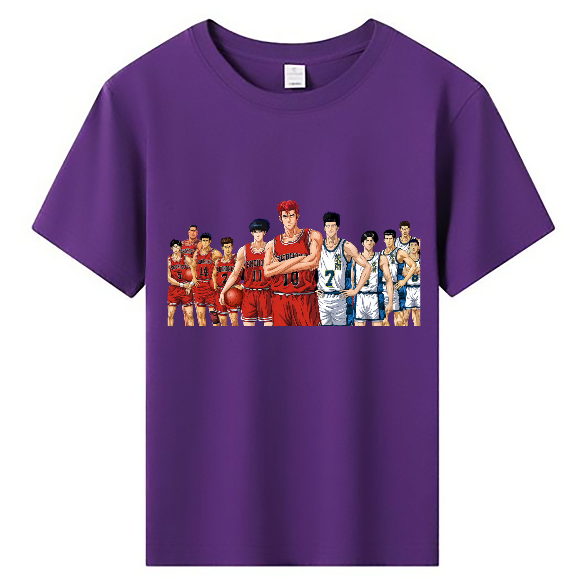 （画像用） SLAM DUNK／スラムダンク 綿100％キッズTシャツ（フロントプリント）