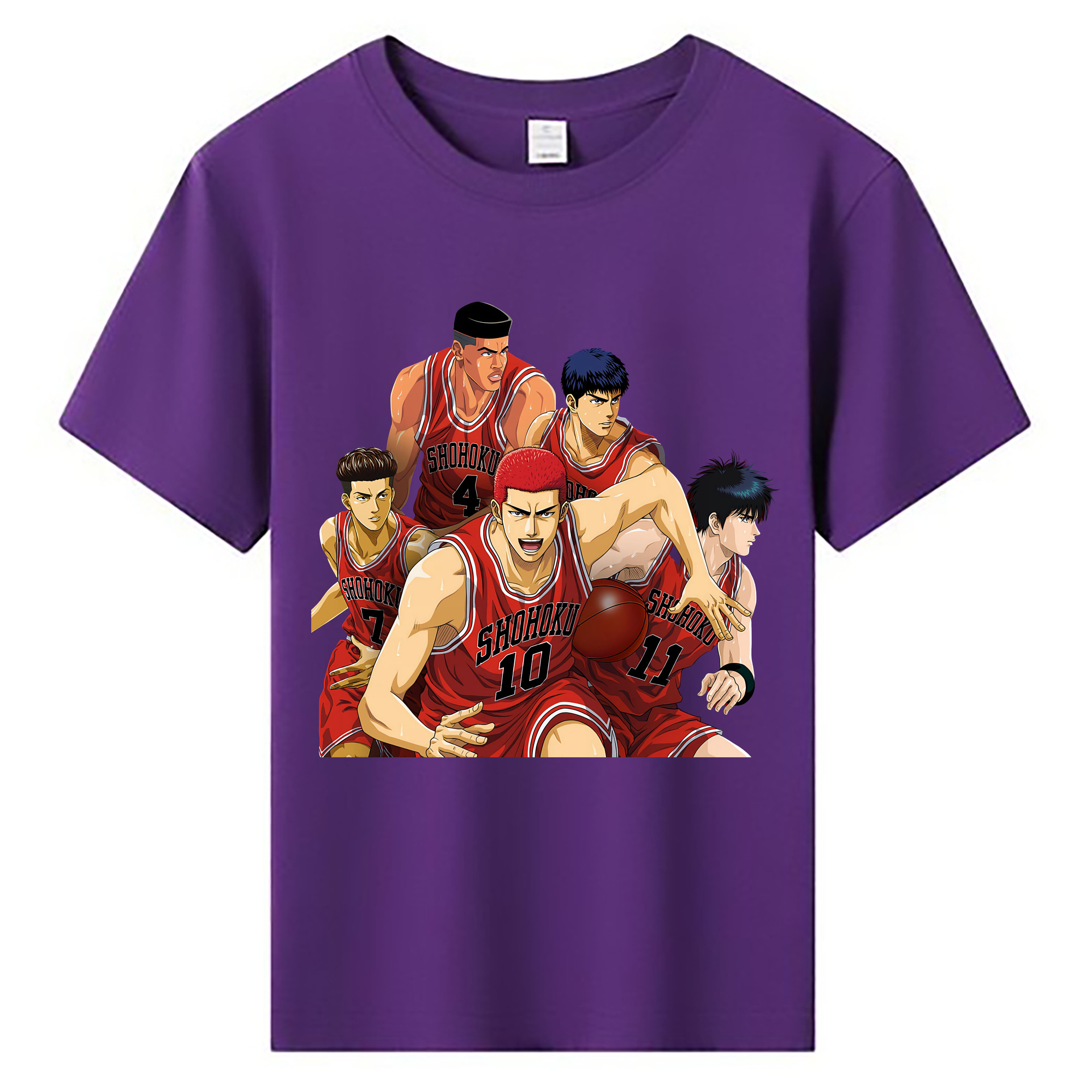 （画像用） SLAM DUNK／スラムダンク 綿100％キッズTシャツ（フロントプリント）