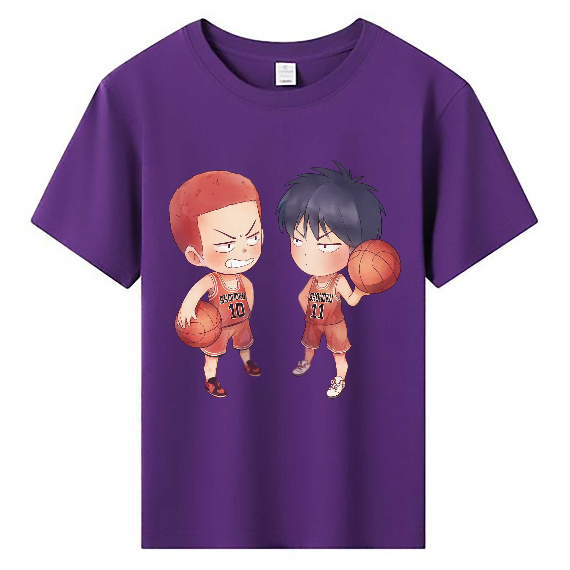 （画像用） SLAM DUNK／スラムダンク 綿100％キッズTシャツ（フロントプリント）