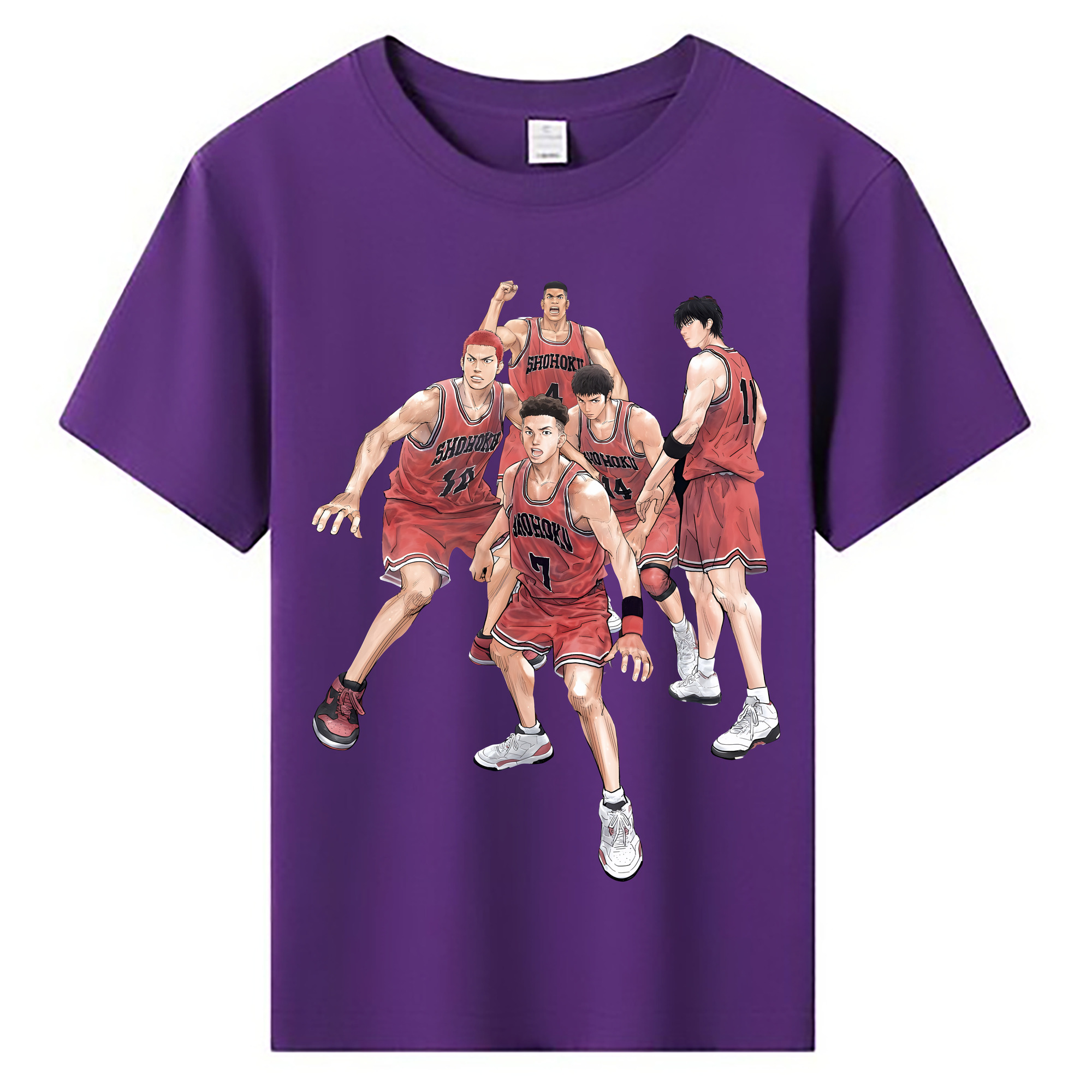 （画像用） SLAM DUNK／スラムダンク 綿100％キッズTシャツ（フロントプリント）