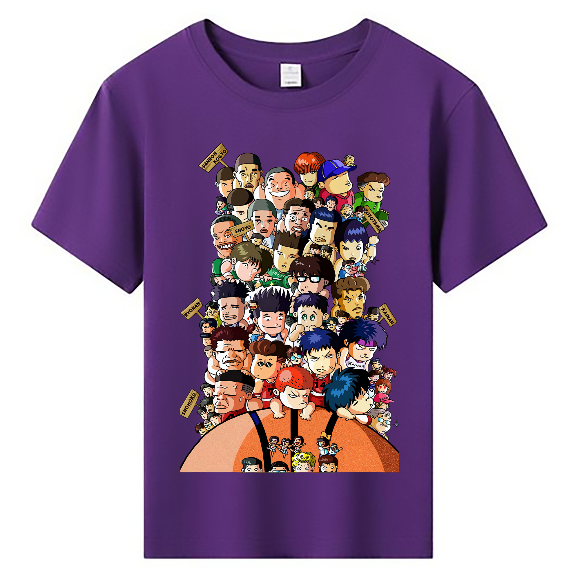 （画像用） SLAM DUNK／スラムダンク 綿100％キッズTシャツ（フロントプリント）