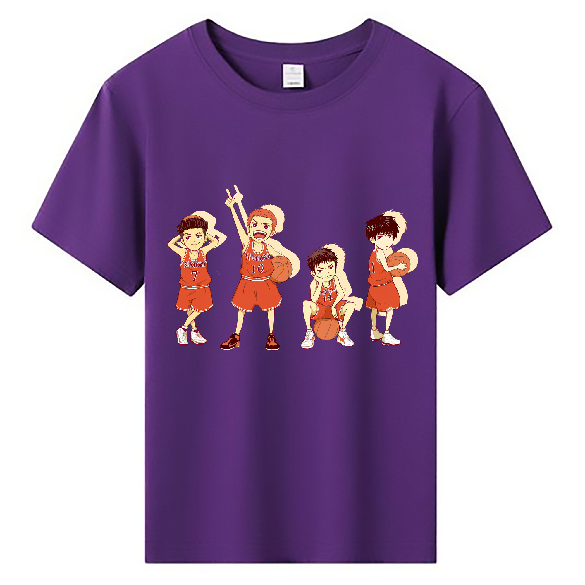（画像用） SLAM DUNK／スラムダンク 綿100％キッズTシャツ（フロントプリント）