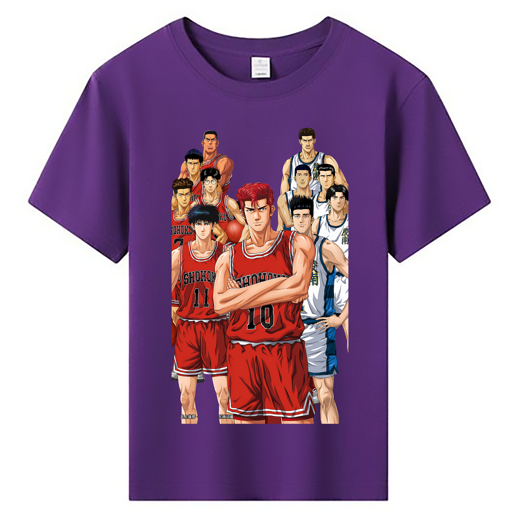 （画像用） SLAM DUNK／スラムダンク 綿100％キッズTシャツ（フロントプリント）