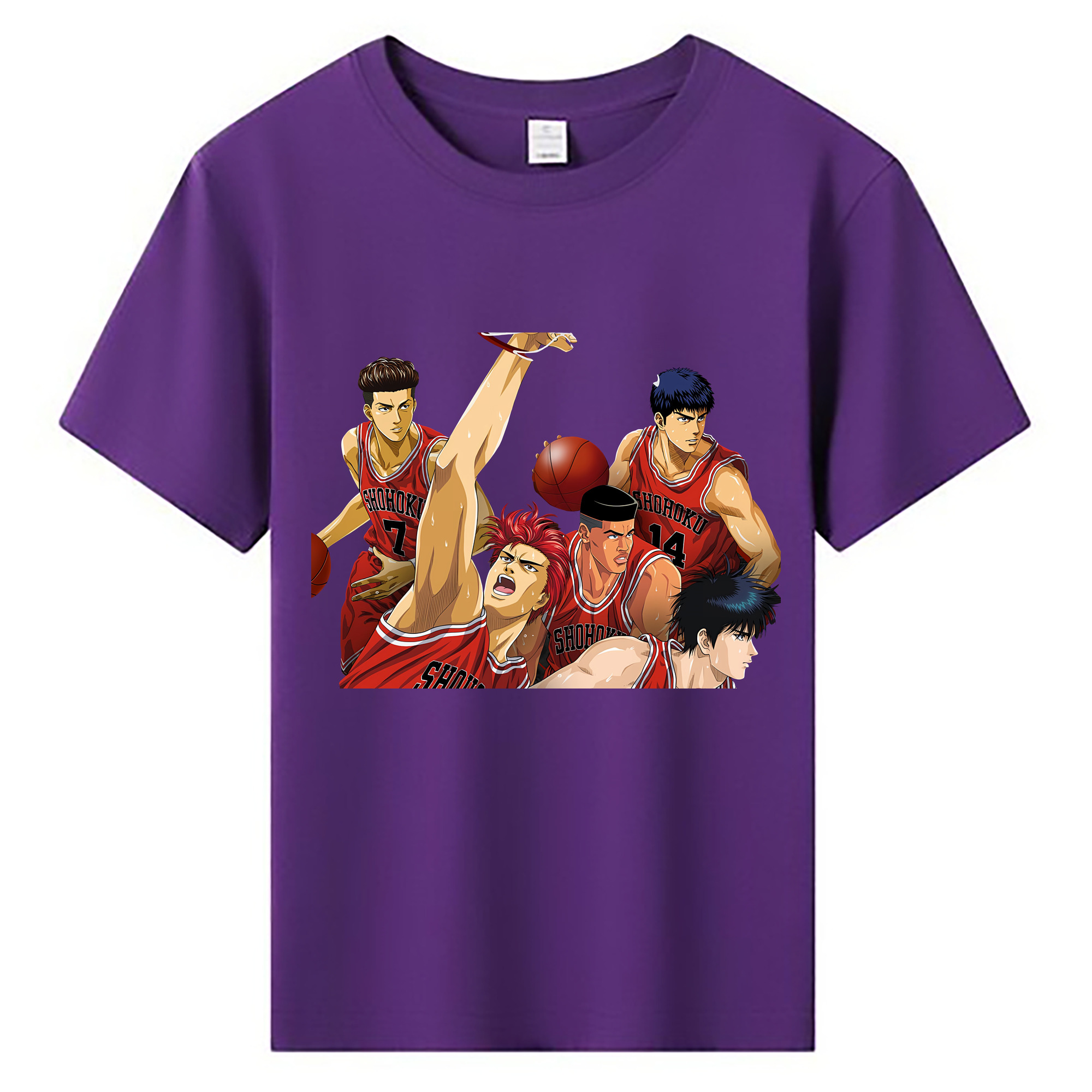 （画像用） SLAM DUNK／スラムダンク 綿100％キッズTシャツ（フロントプリント）