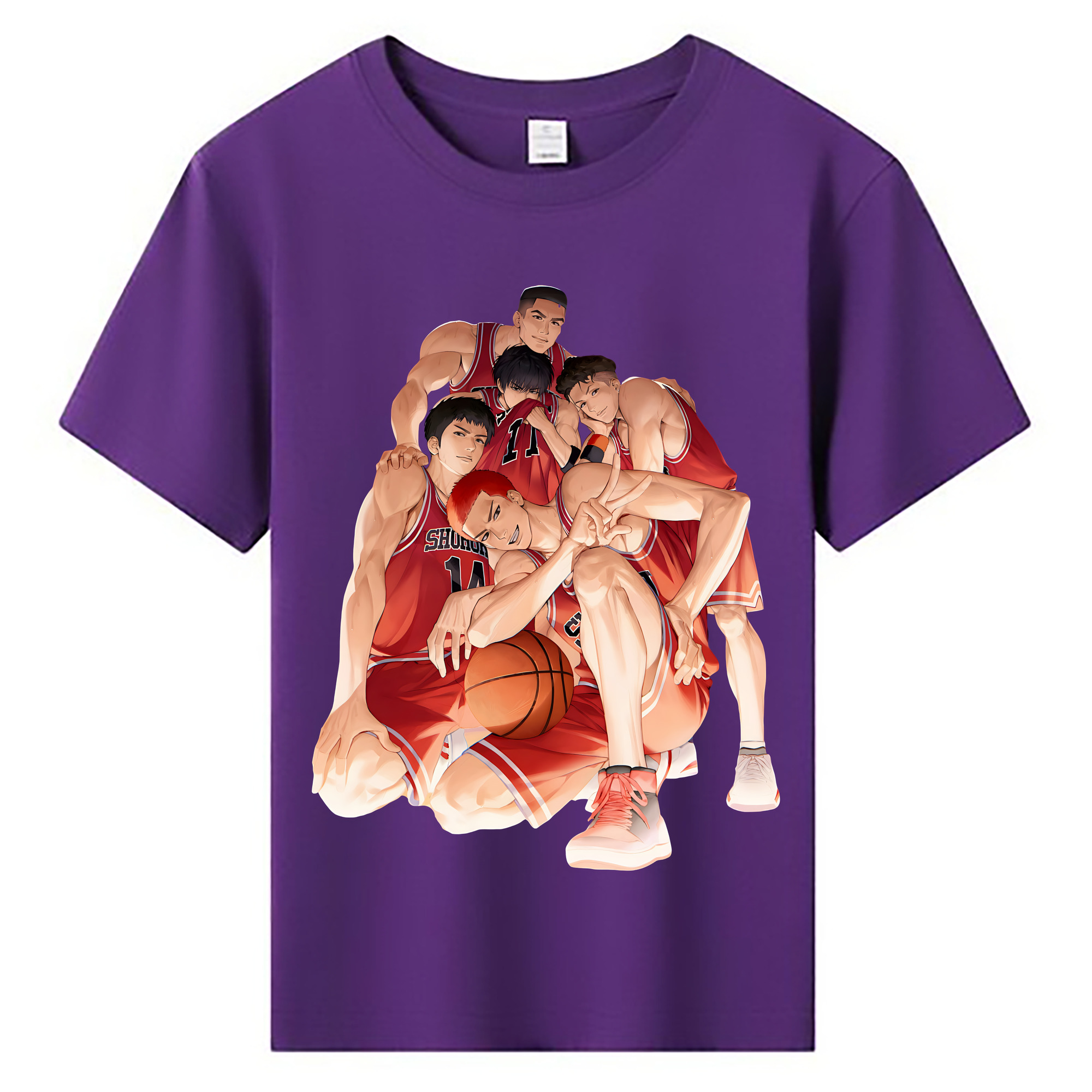 （画像用） SLAM DUNK／スラムダンク 綿100％キッズTシャツ（フロントプリント）