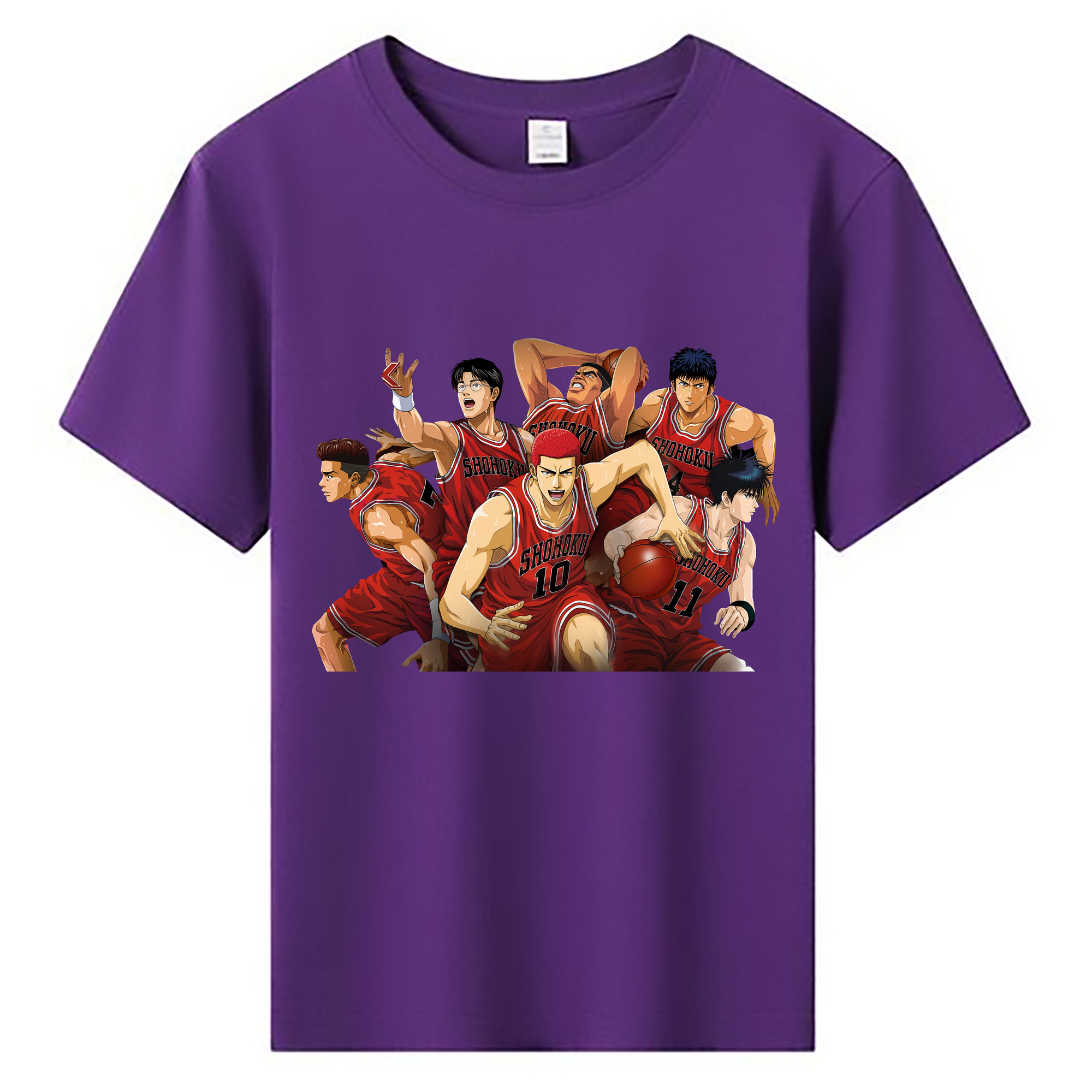 （画像用） SLAM DUNK／スラムダンク 綿100％キッズTシャツ（フロントプリント）