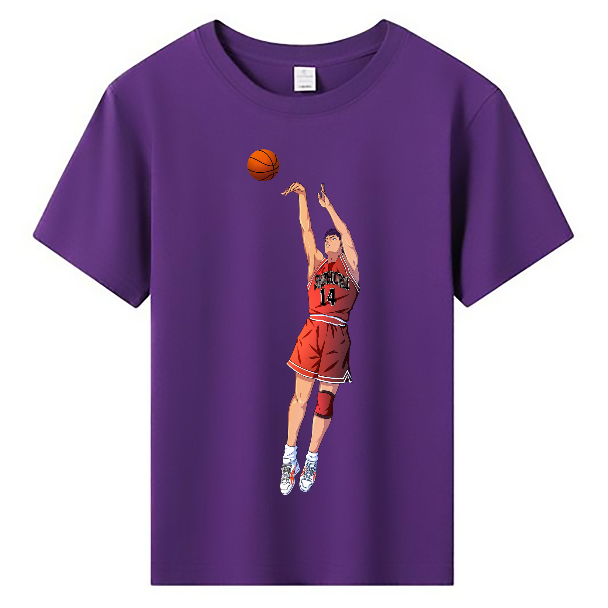 （画像用） SLAM DUNK／スラムダンク 綿100％キッズTシャツ（フロントプリント）