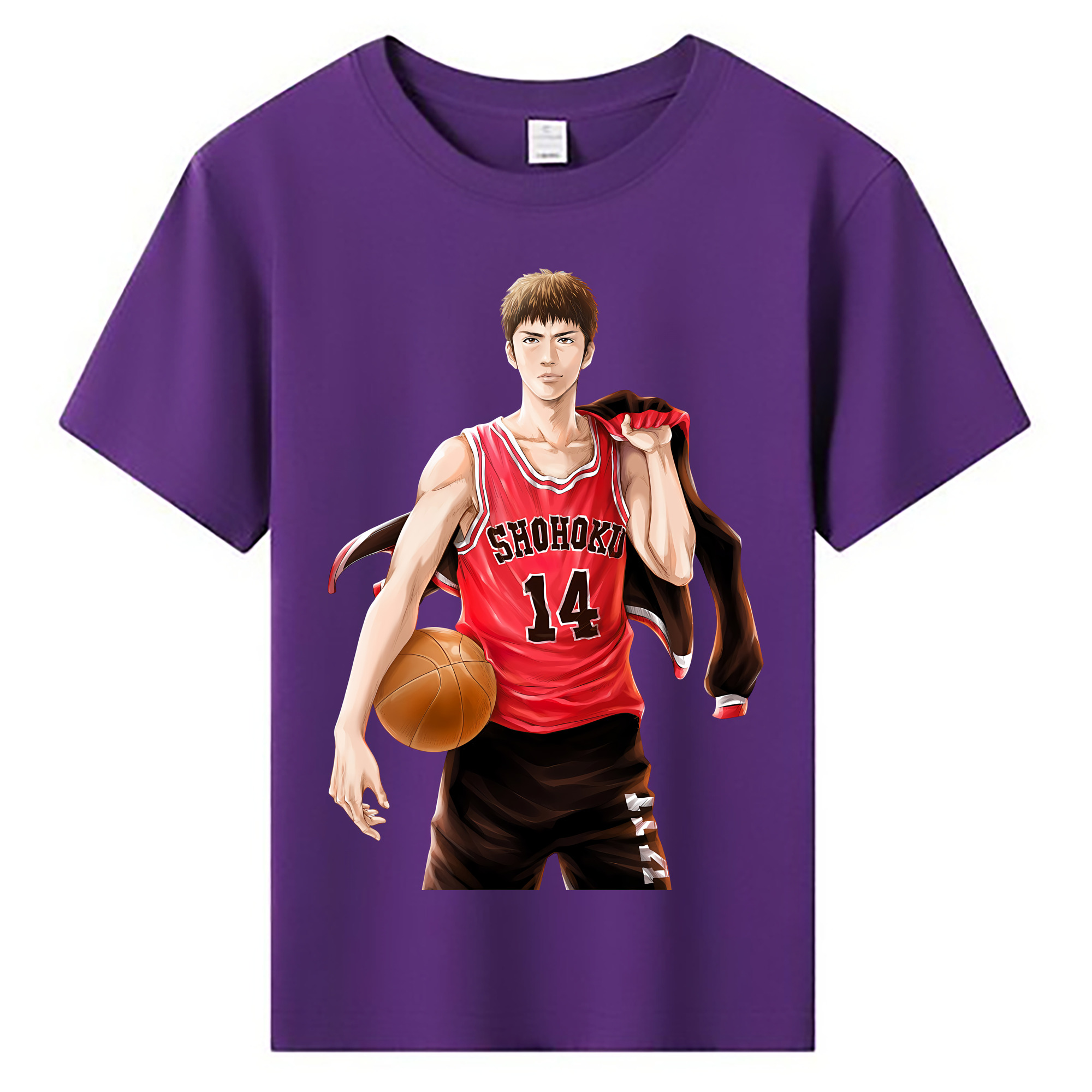 （画像用） SLAM DUNK／スラムダンク 綿100％キッズTシャツ（フロントプリント）