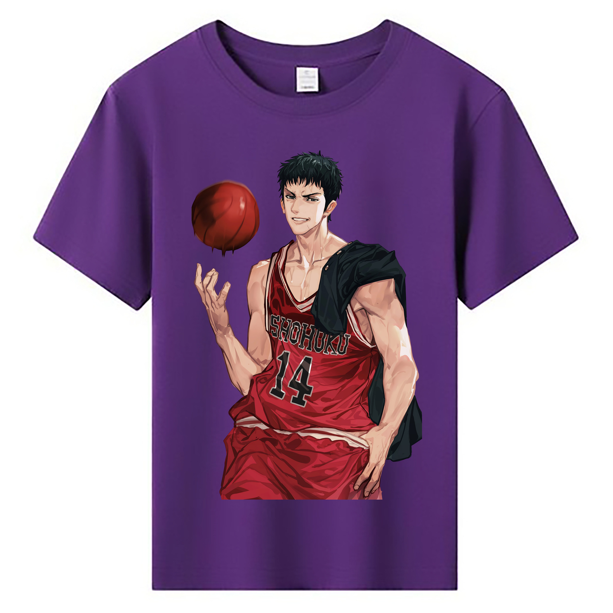 （画像用） SLAM DUNK／スラムダンク 綿100％キッズTシャツ（フロントプリント）