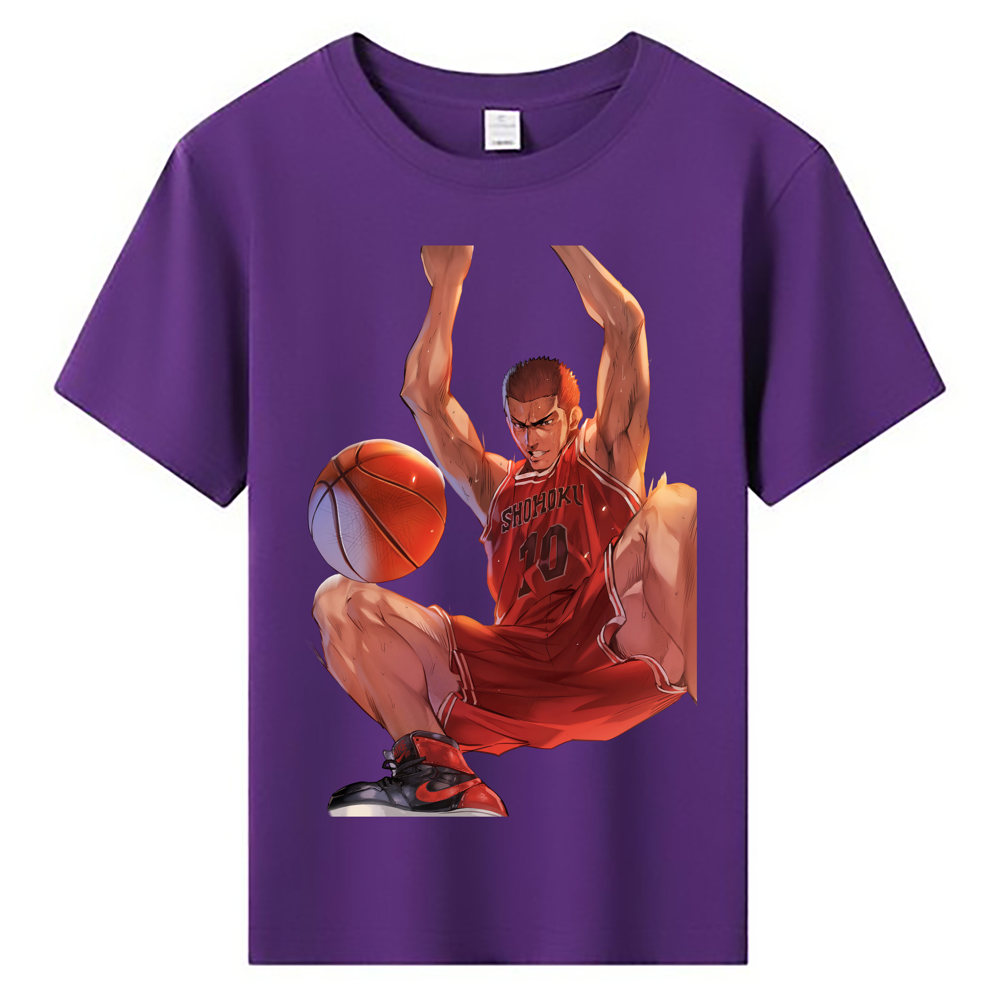 （画像用） SLAM DUNK／スラムダンク 綿100％キッズTシャツ（フロントプリント）