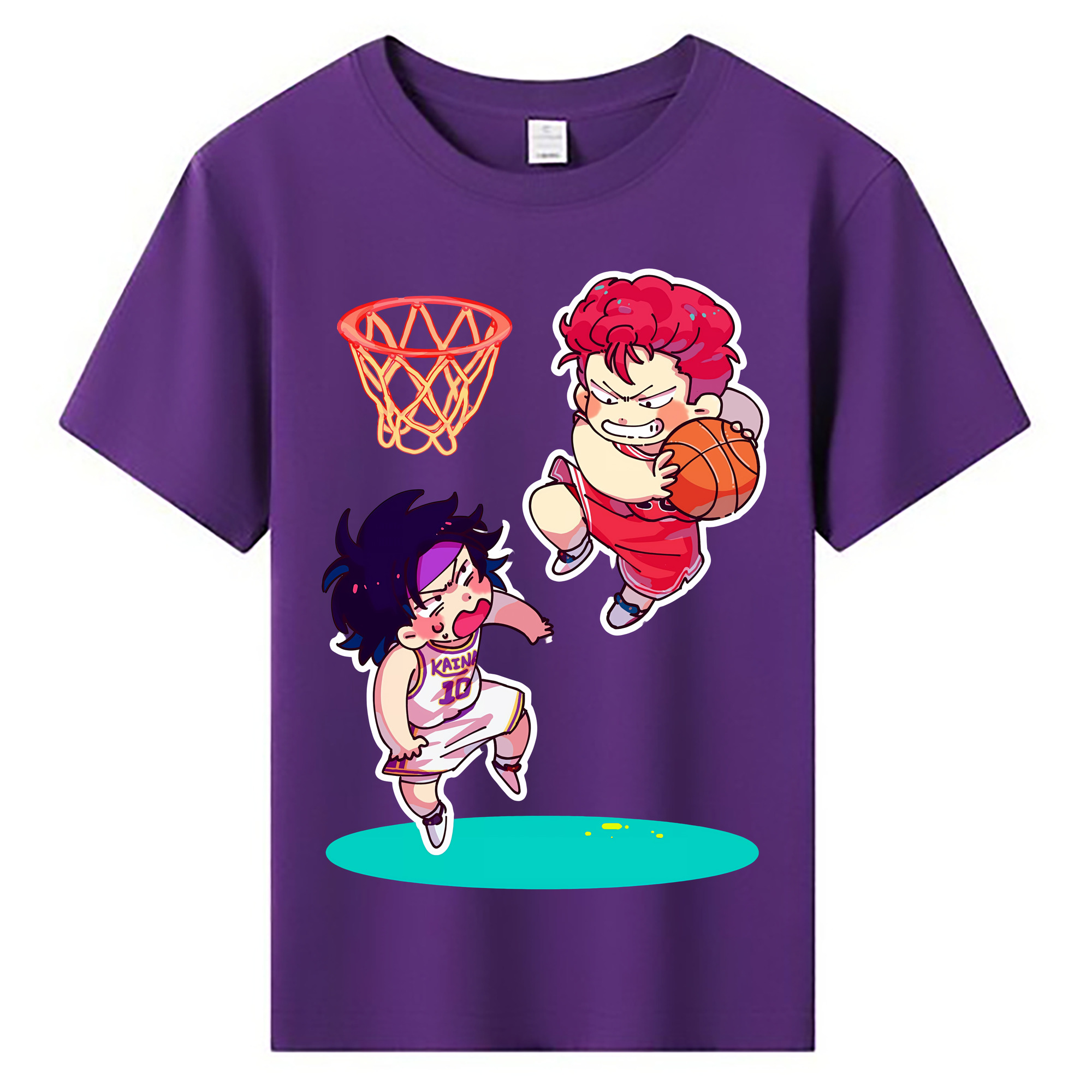 （画像用） SLAM DUNK／スラムダンク 綿100％キッズTシャツ（フロントプリント）
