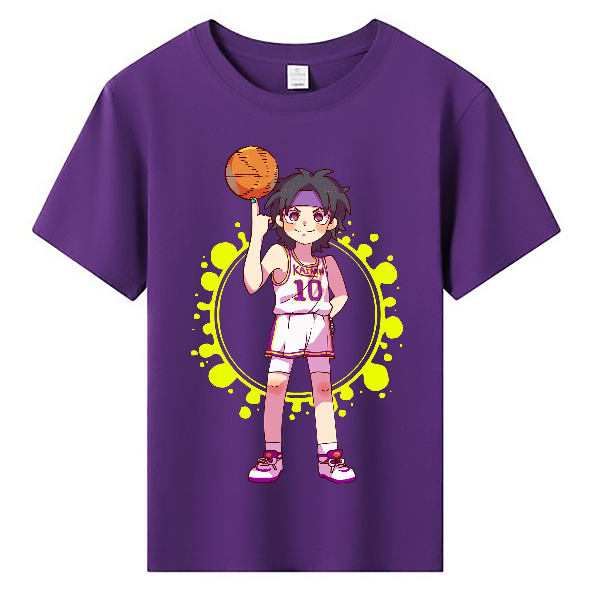 （画像用） SLAM DUNK／スラムダンク 綿100％キッズTシャツ（フロントプリント）
