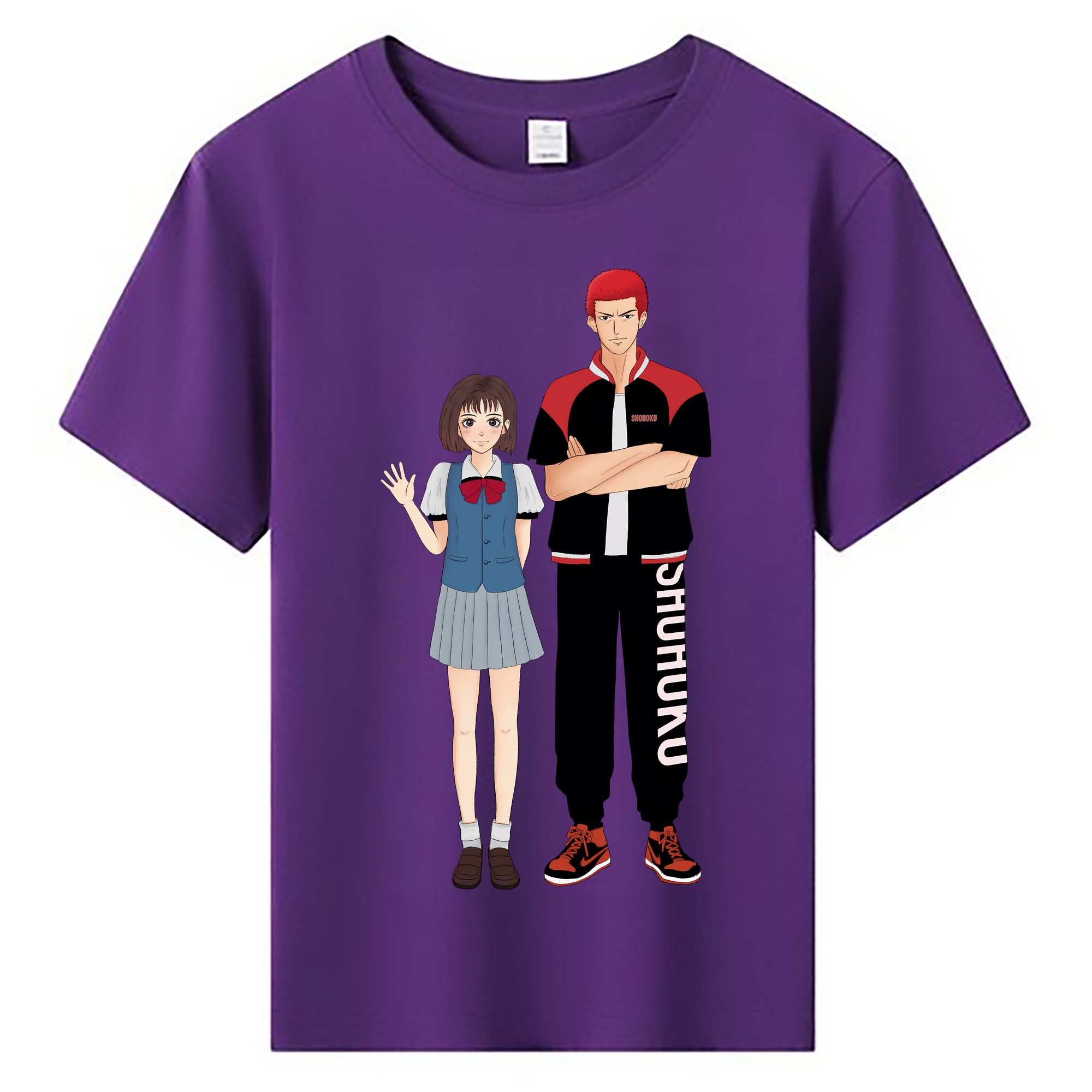 （画像用） SLAM DUNK／スラムダンク 綿100％キッズTシャツ（フロントプリント）