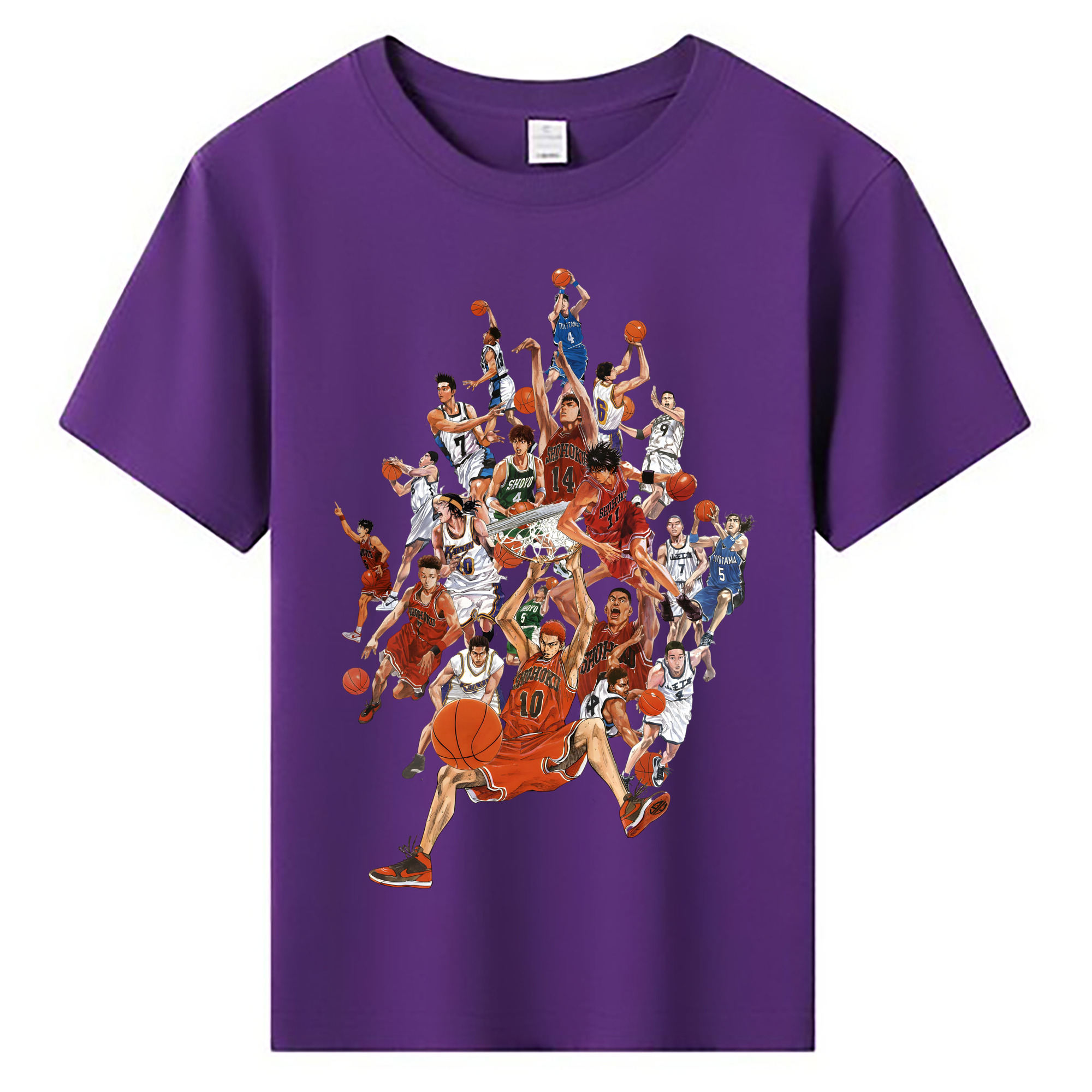 （画像用） SLAM DUNK／スラムダンク 綿100％キッズTシャツ（フロントプリント）