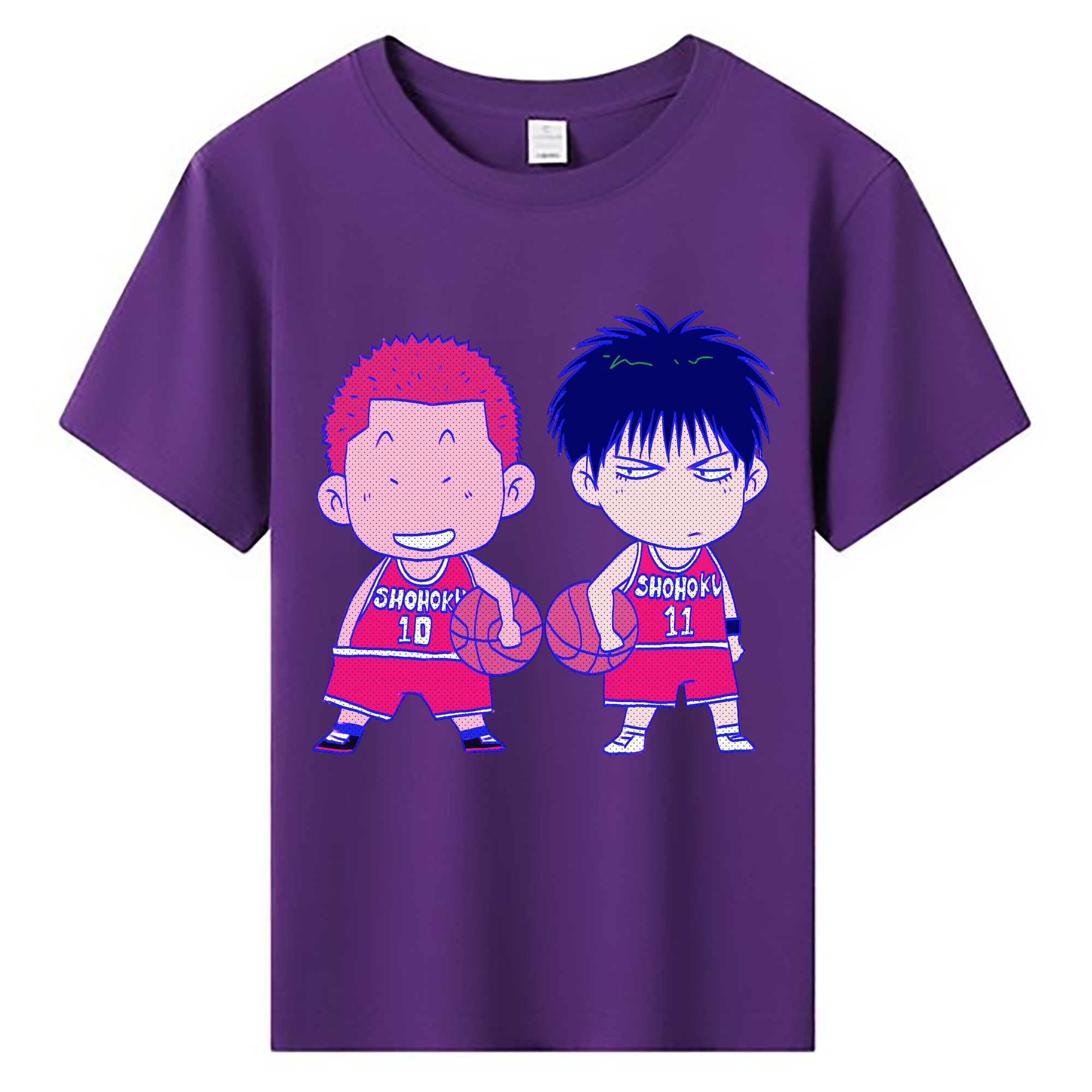 （画像用） SLAM DUNK／スラムダンク 綿100％キッズTシャツ（フロントプリント）