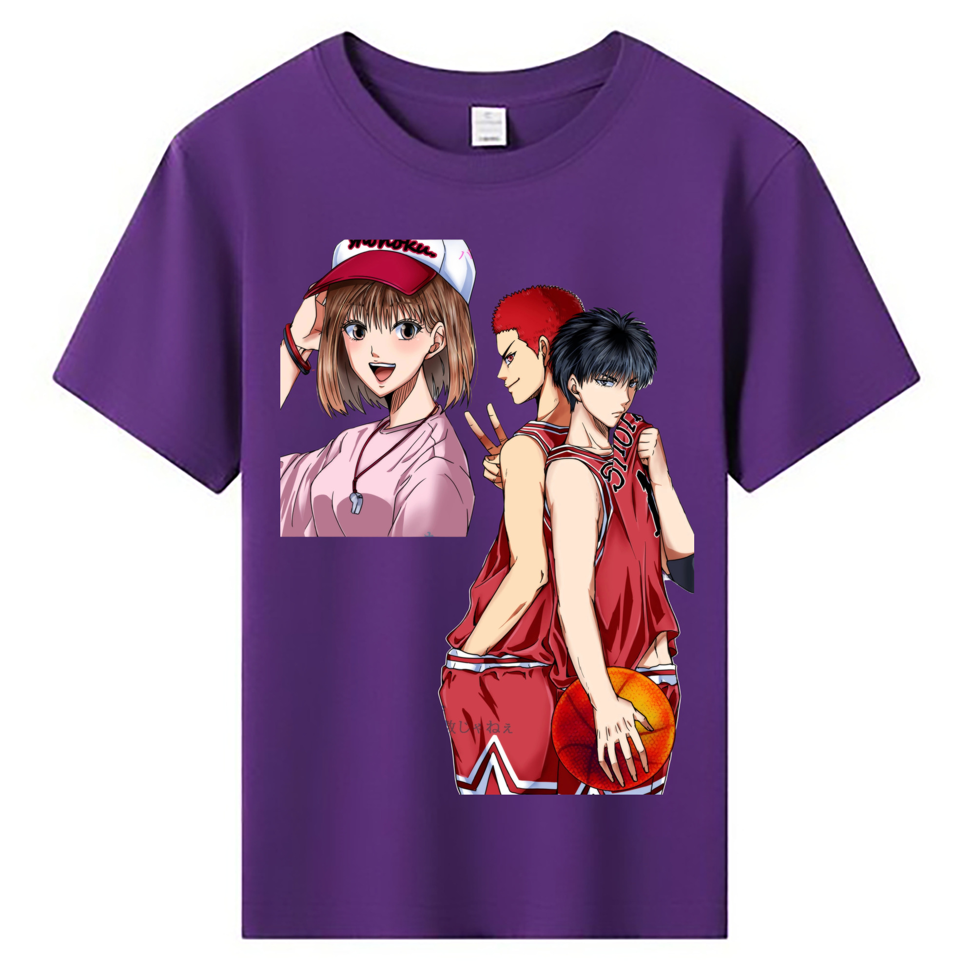 （画像用） SLAM DUNK／スラムダンク 綿100％キッズTシャツ（フロントプリント）