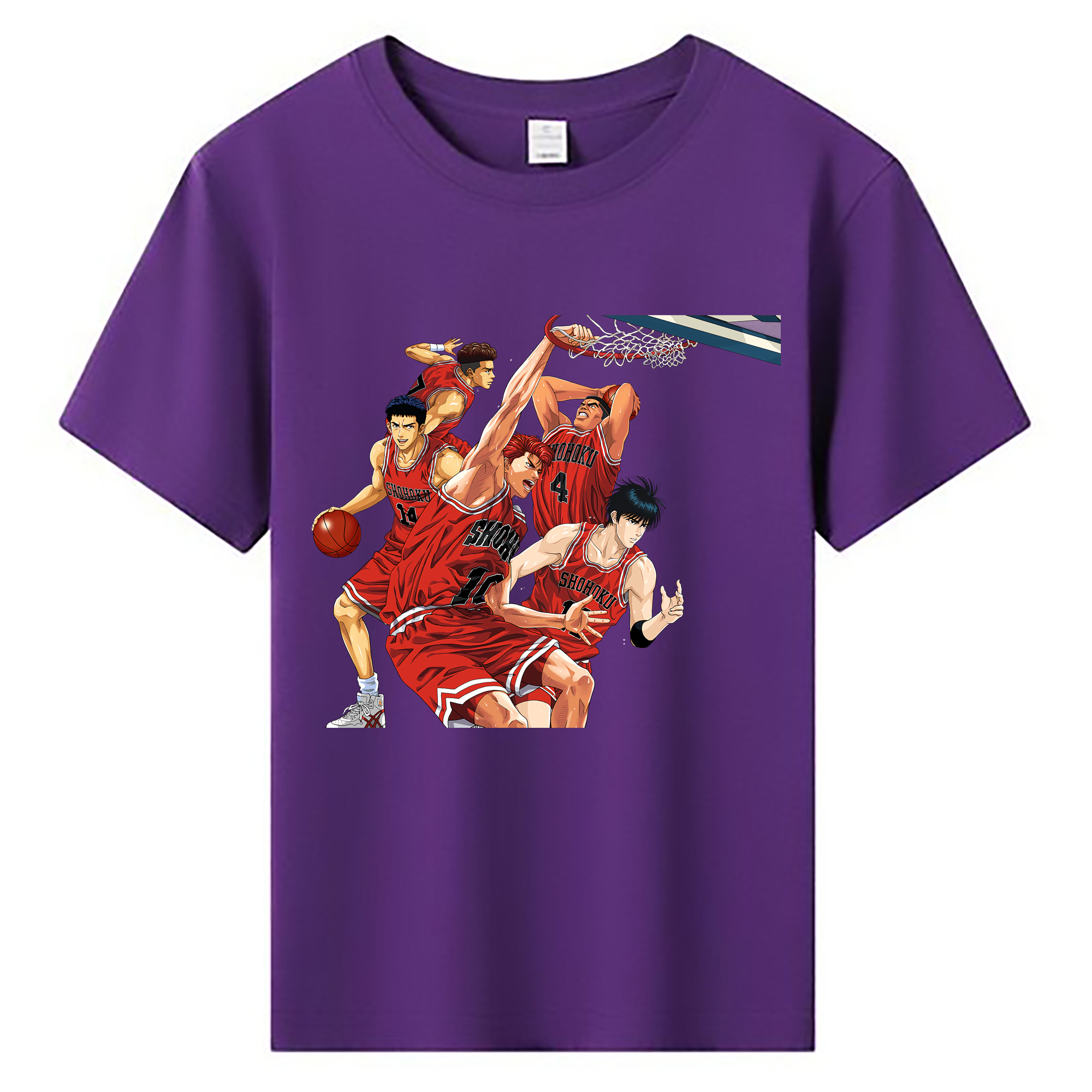 （画像用） SLAM DUNK／スラムダンク 綿100％キッズTシャツ（フロントプリント）