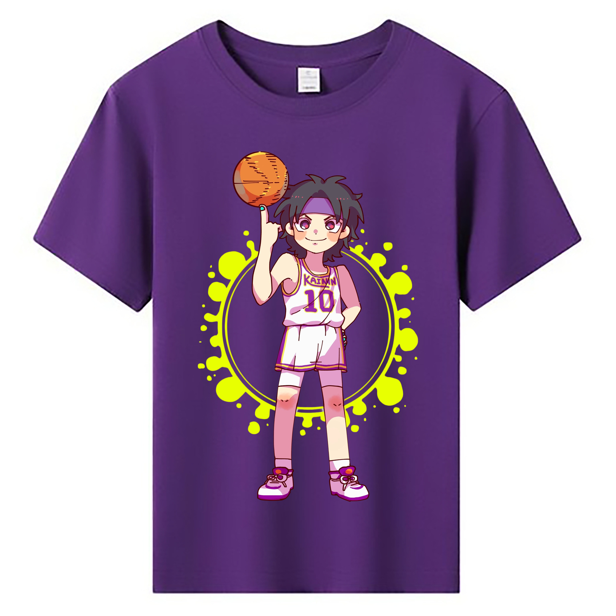 （画像用） SLAM DUNK／スラムダンク 綿100％キッズTシャツ（フロントプリント）