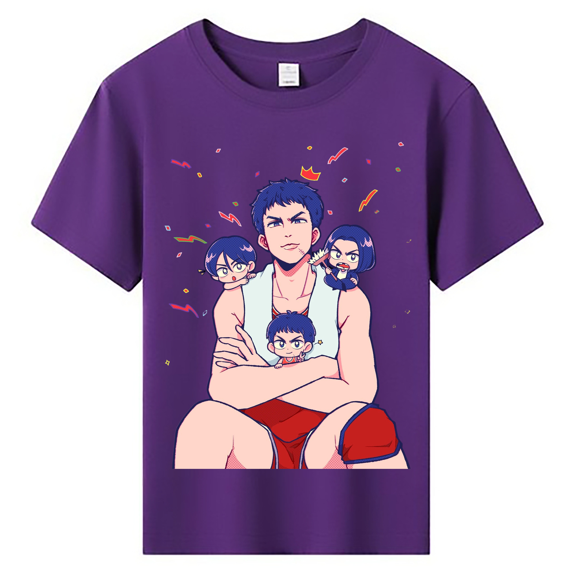（画像用） SLAM DUNK／スラムダンク 綿100％キッズTシャツ（フロントプリント）