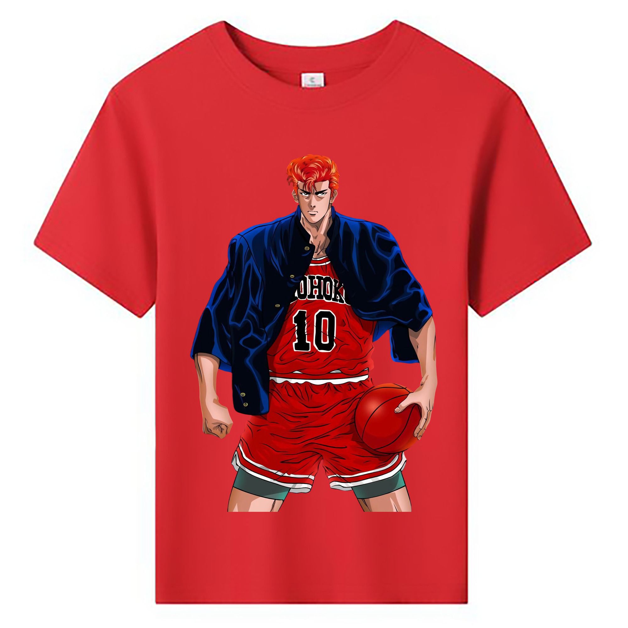 （画像用） SLAM DUNK／スラムダンク 綿100％キッズTシャツ（フロントプリント）
