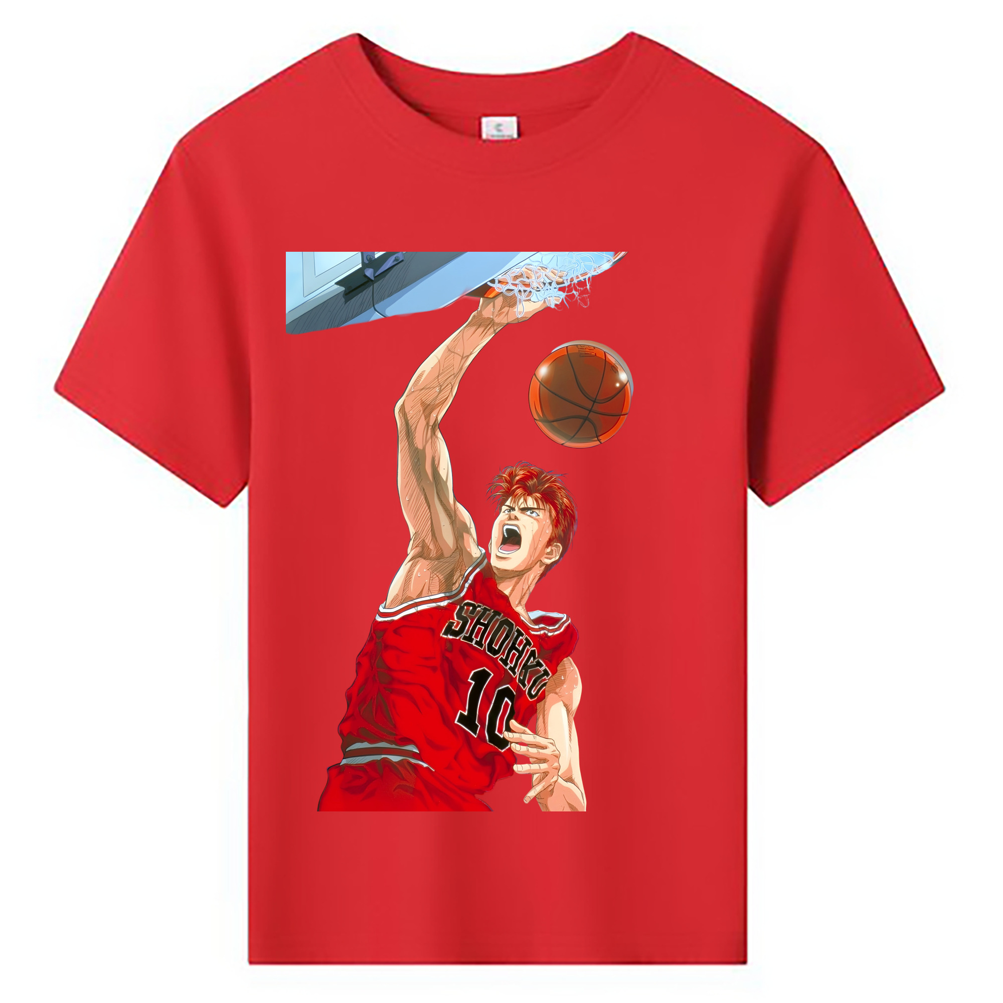 （画像用） SLAM DUNK／スラムダンク 綿100％キッズTシャツ（フロントプリント）