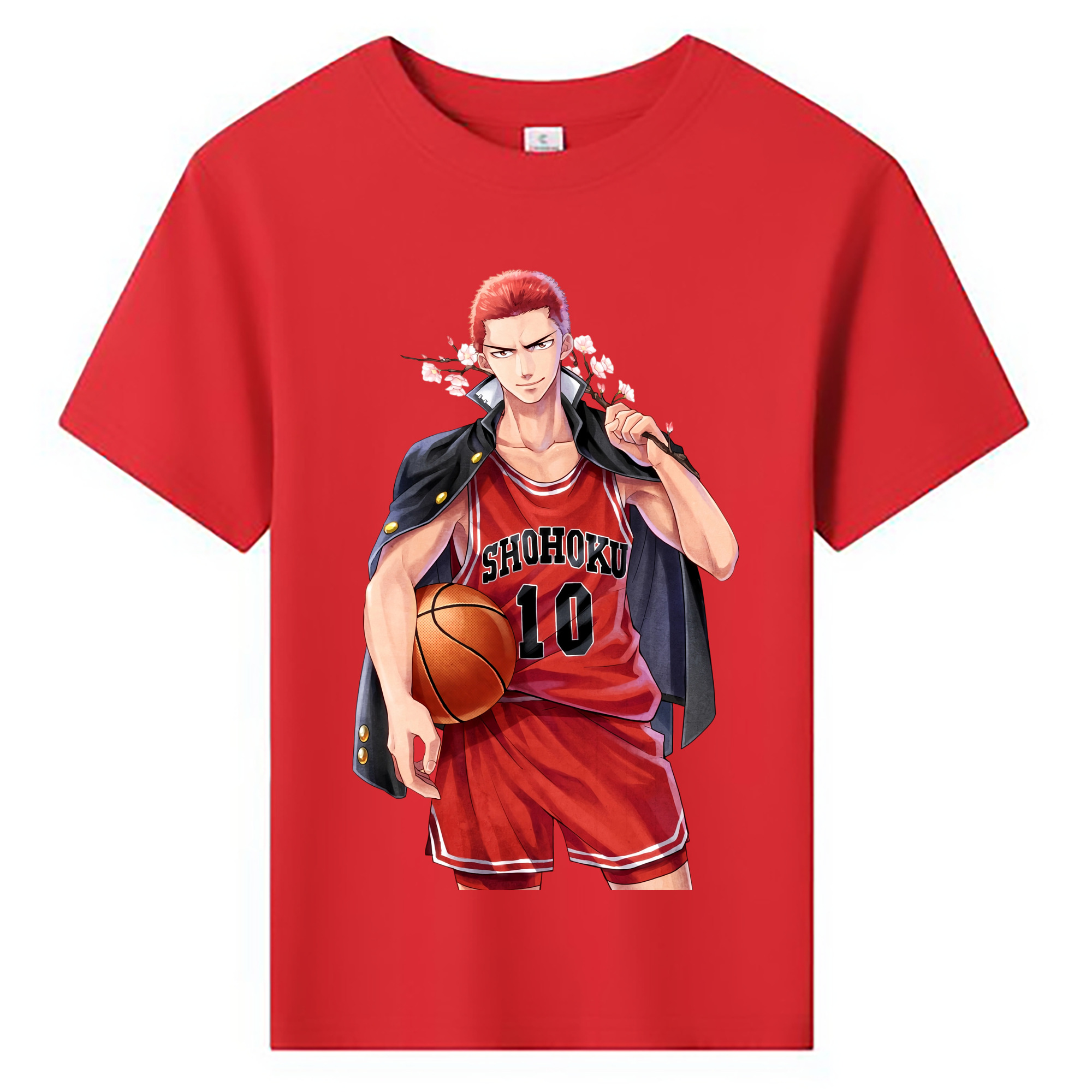 （画像用） SLAM DUNK／スラムダンク 綿100％キッズTシャツ（フロントプリント）