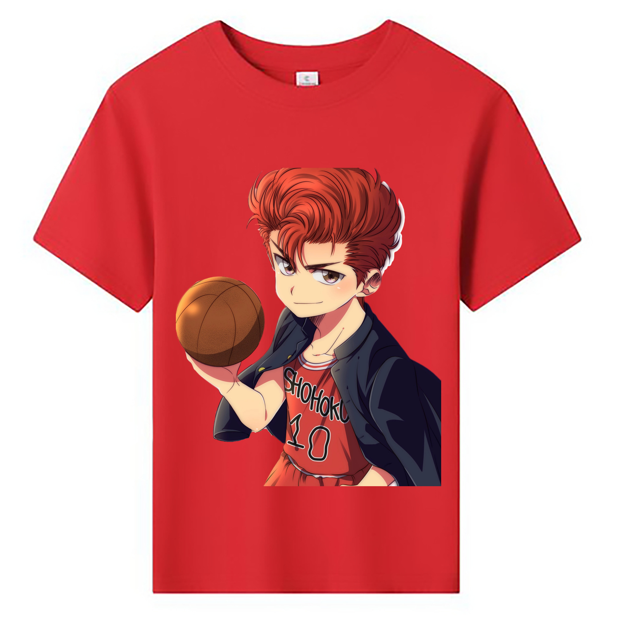 （画像用） SLAM DUNK／スラムダンク 綿100％キッズTシャツ（フロントプリント）