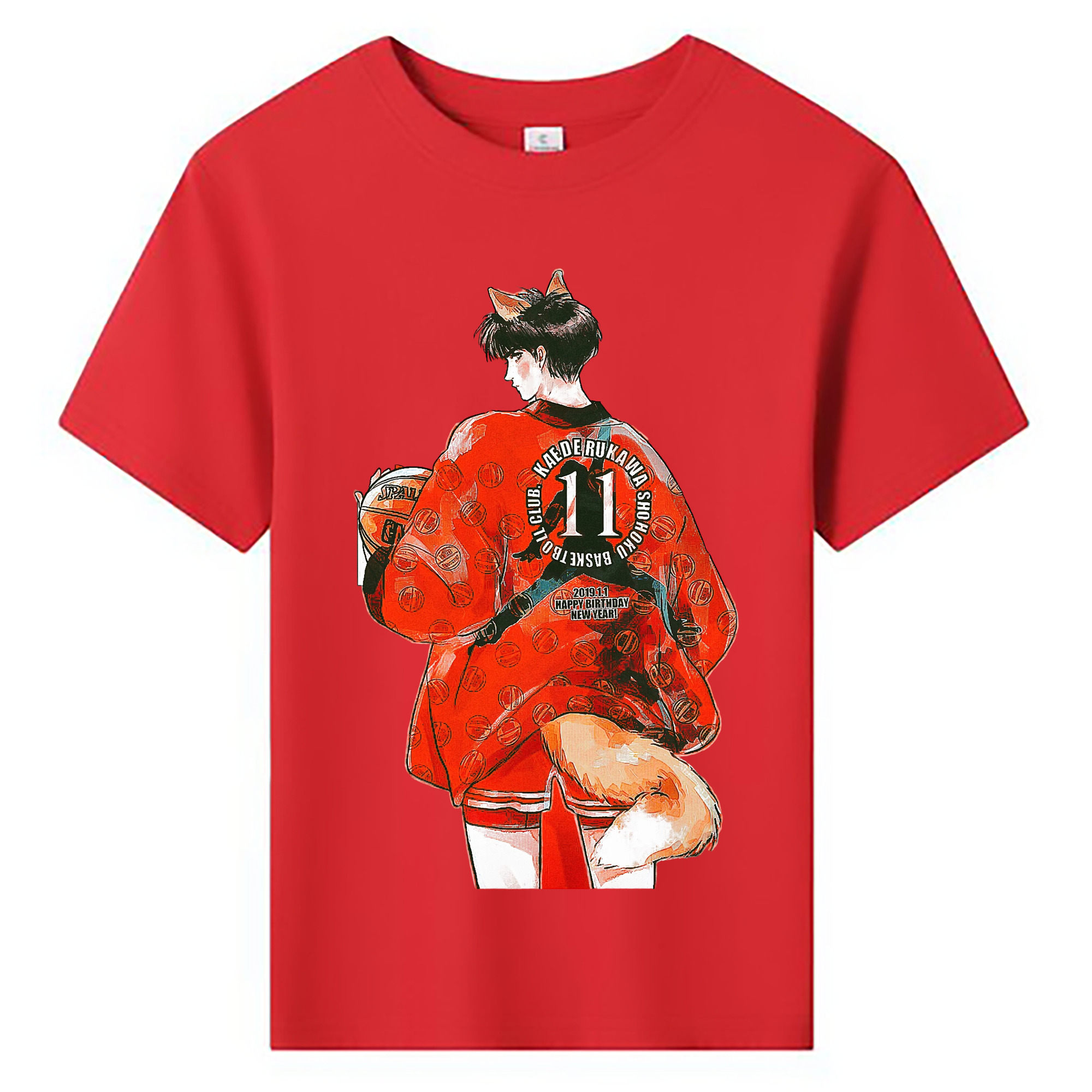 （画像用） SLAM DUNK／スラムダンク 綿100％キッズTシャツ（フロントプリント）