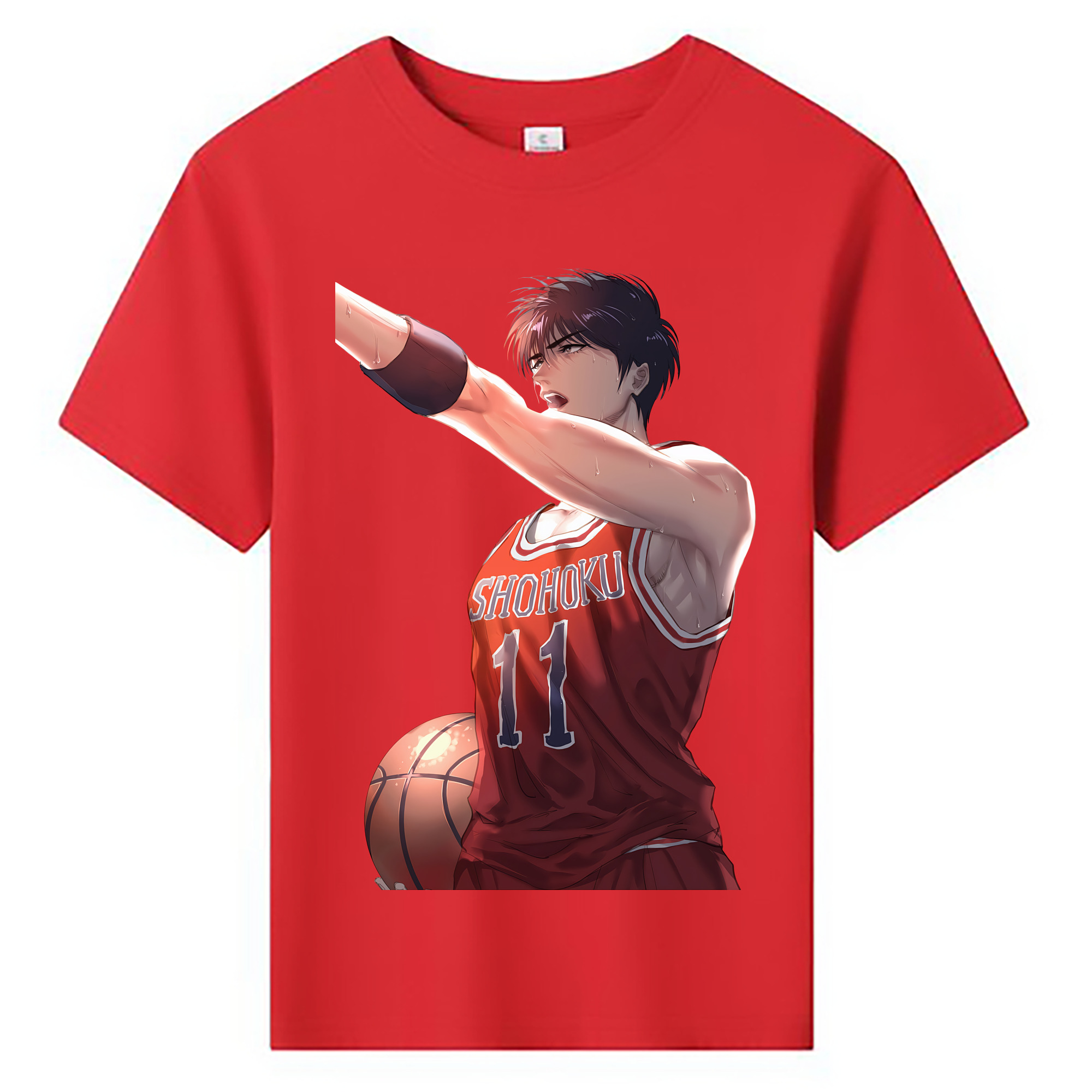 （画像用） SLAM DUNK／スラムダンク 綿100％キッズTシャツ（フロントプリント）