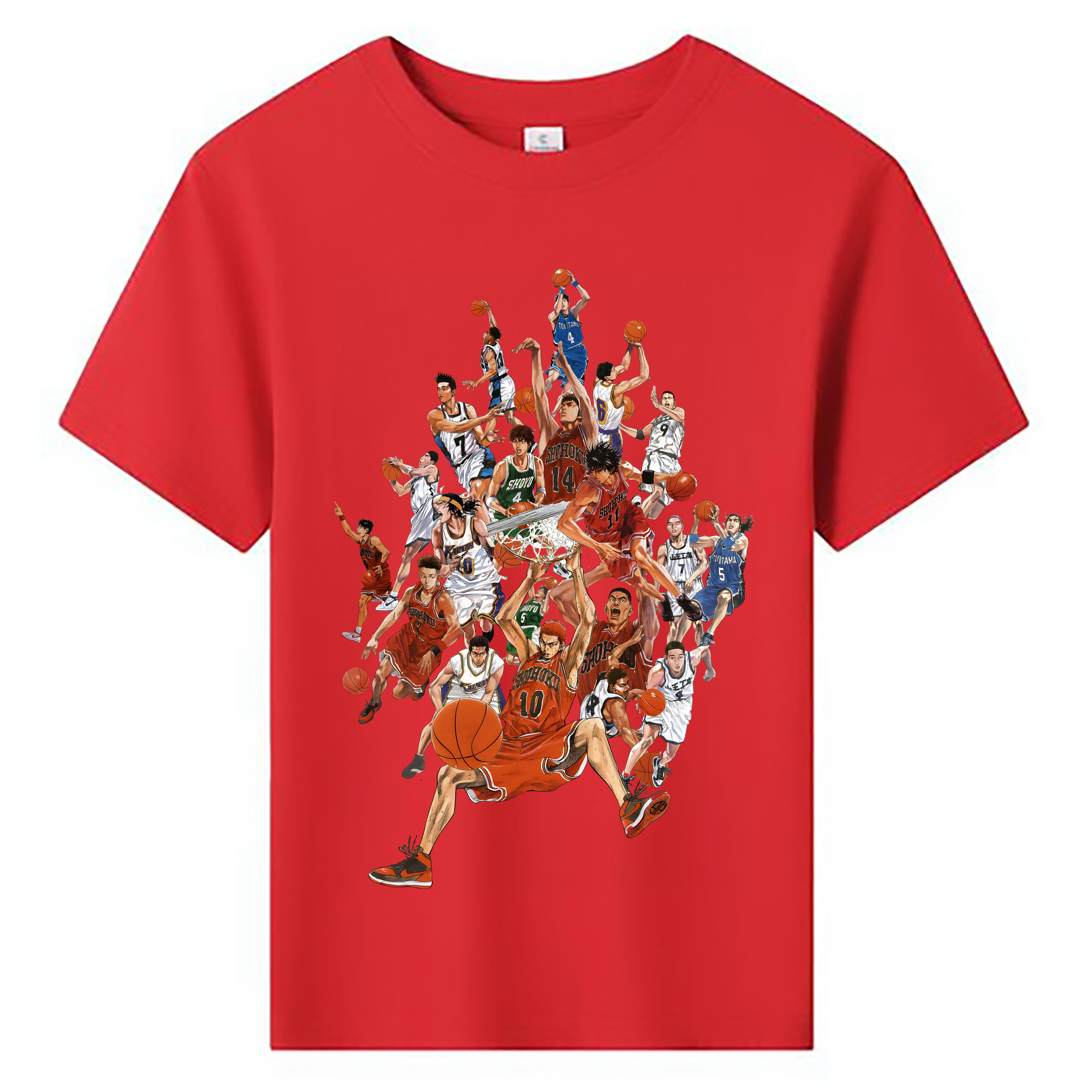 （画像用） SLAM DUNK／スラムダンク 綿100％キッズTシャツ（フロントプリント）