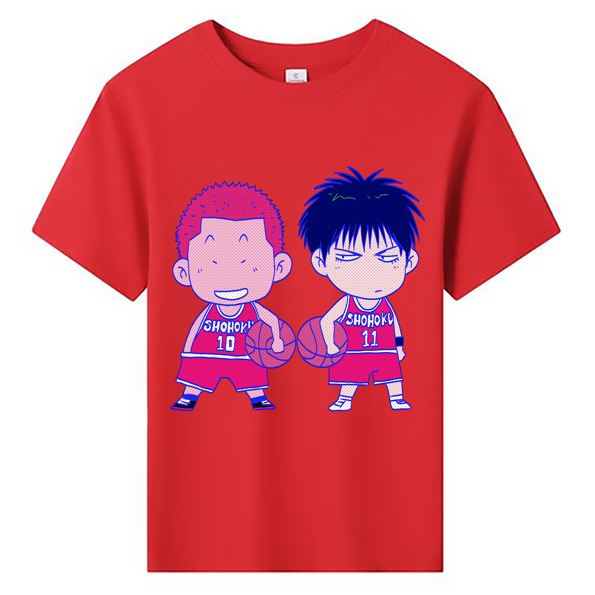 （画像用） SLAM DUNK／スラムダンク 綿100％キッズTシャツ（フロントプリント）