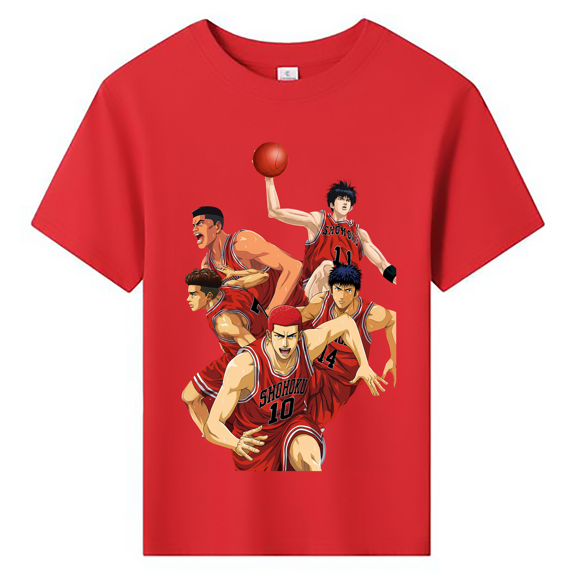（画像用） SLAM DUNK／スラムダンク 綿100％キッズTシャツ（フロントプリント）