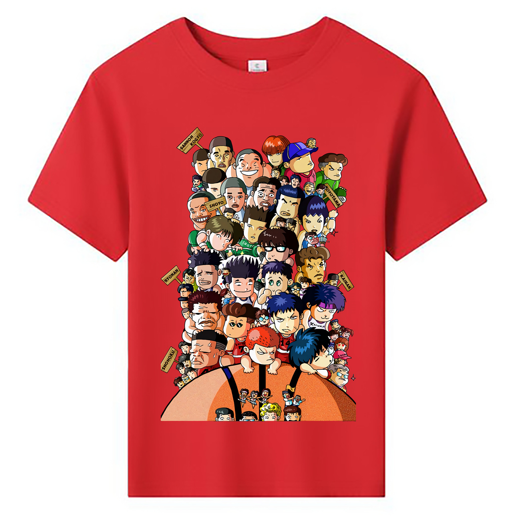 （画像用） SLAM DUNK／スラムダンク 綿100％キッズTシャツ（フロントプリント）
