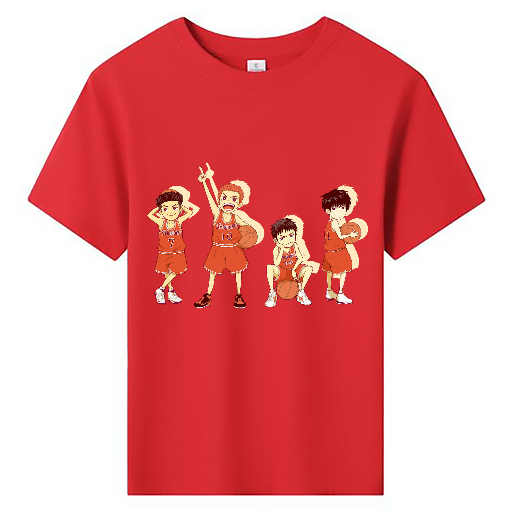 （画像用） SLAM DUNK／スラムダンク 綿100％キッズTシャツ（フロントプリント）