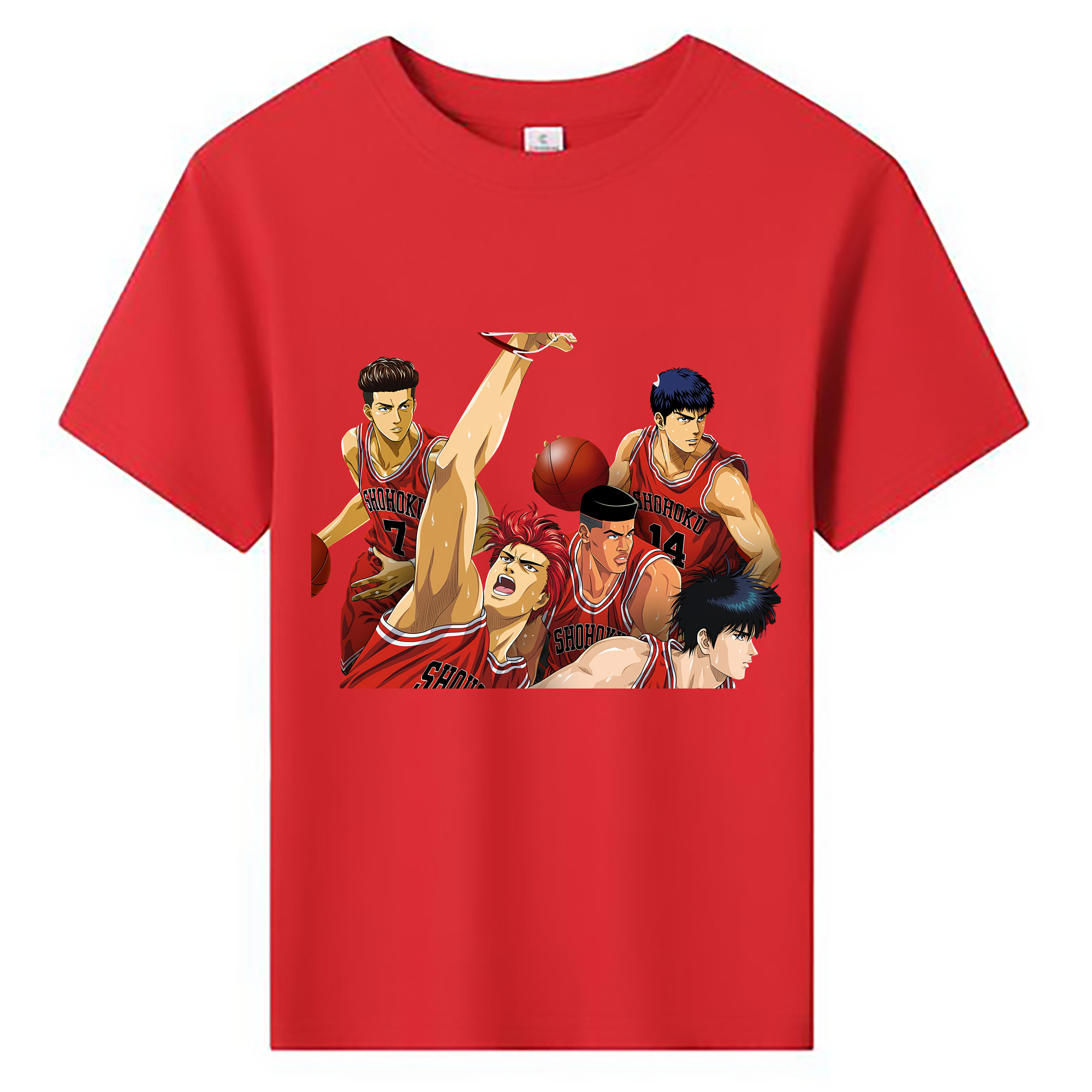 （画像用） SLAM DUNK／スラムダンク 綿100％キッズTシャツ（フロントプリント）