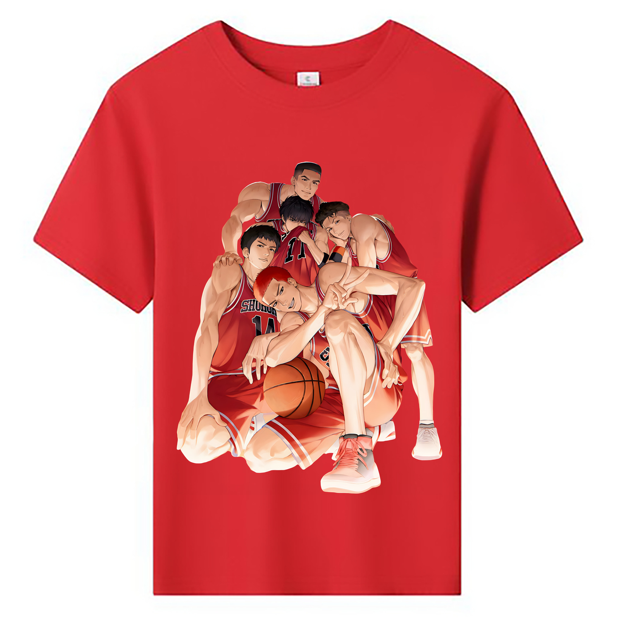 （画像用） SLAM DUNK／スラムダンク 綿100％キッズTシャツ（フロントプリント）