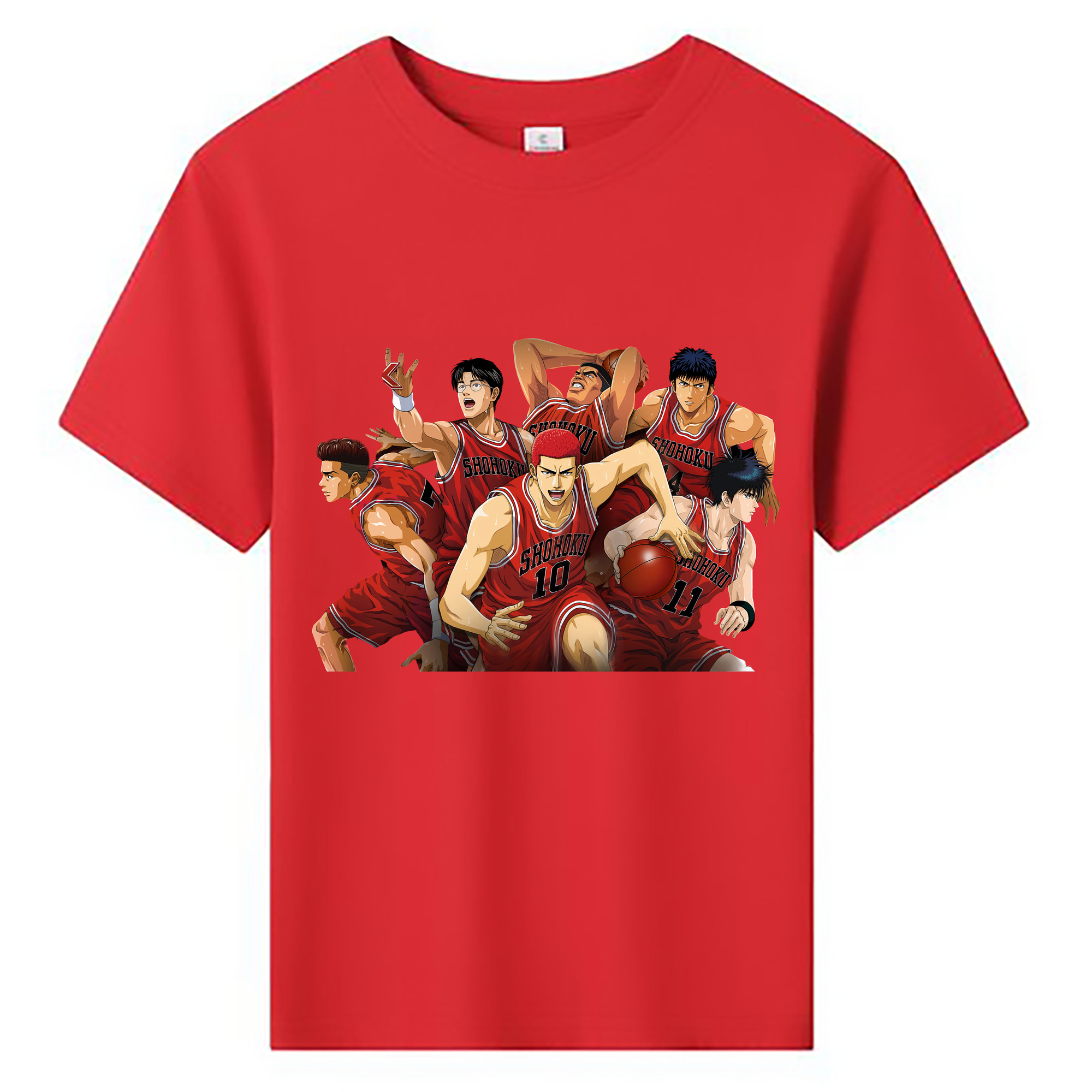 （画像用） SLAM DUNK／スラムダンク 綿100％キッズTシャツ（フロントプリント）