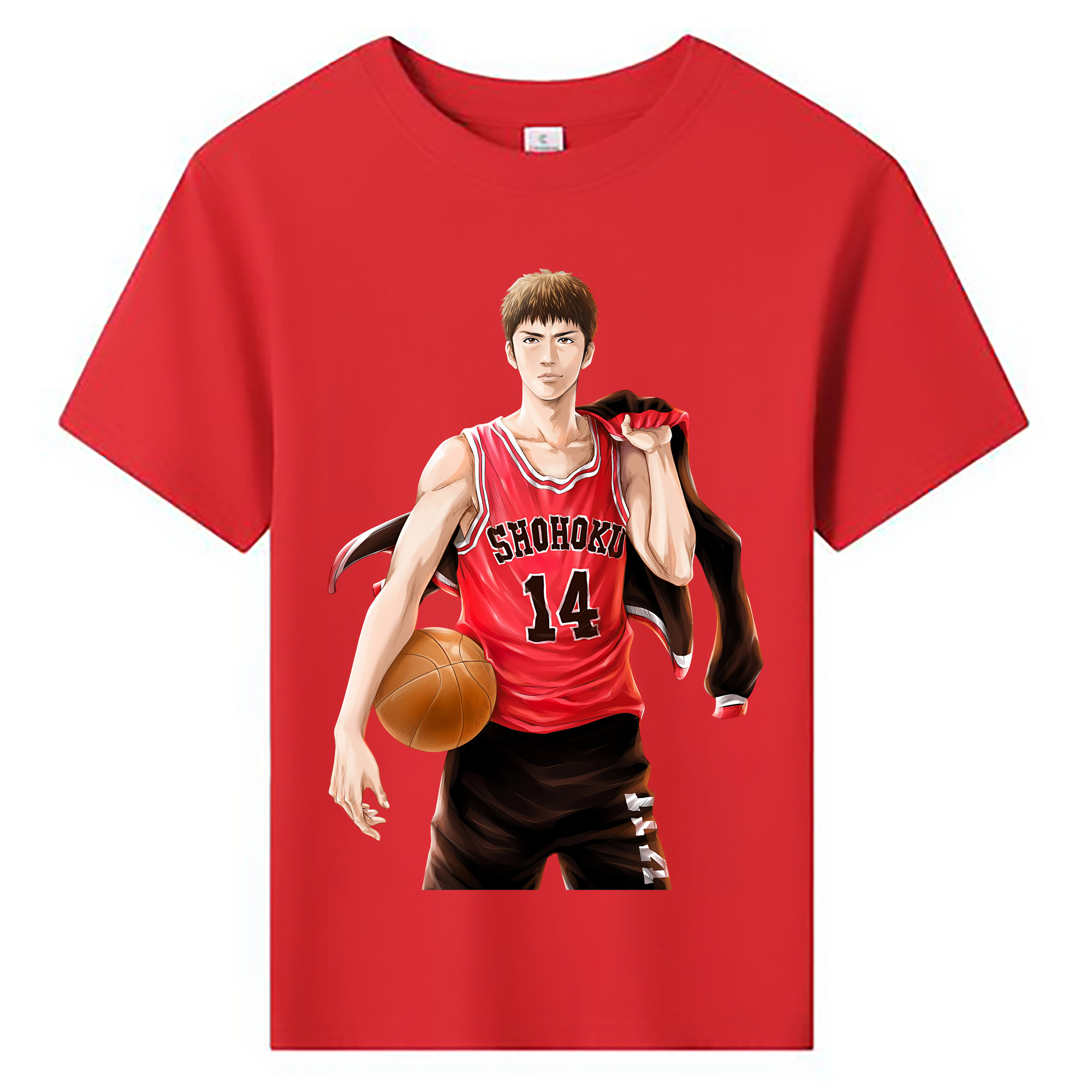 （画像用） SLAM DUNK／スラムダンク 綿100％キッズTシャツ（フロントプリント）