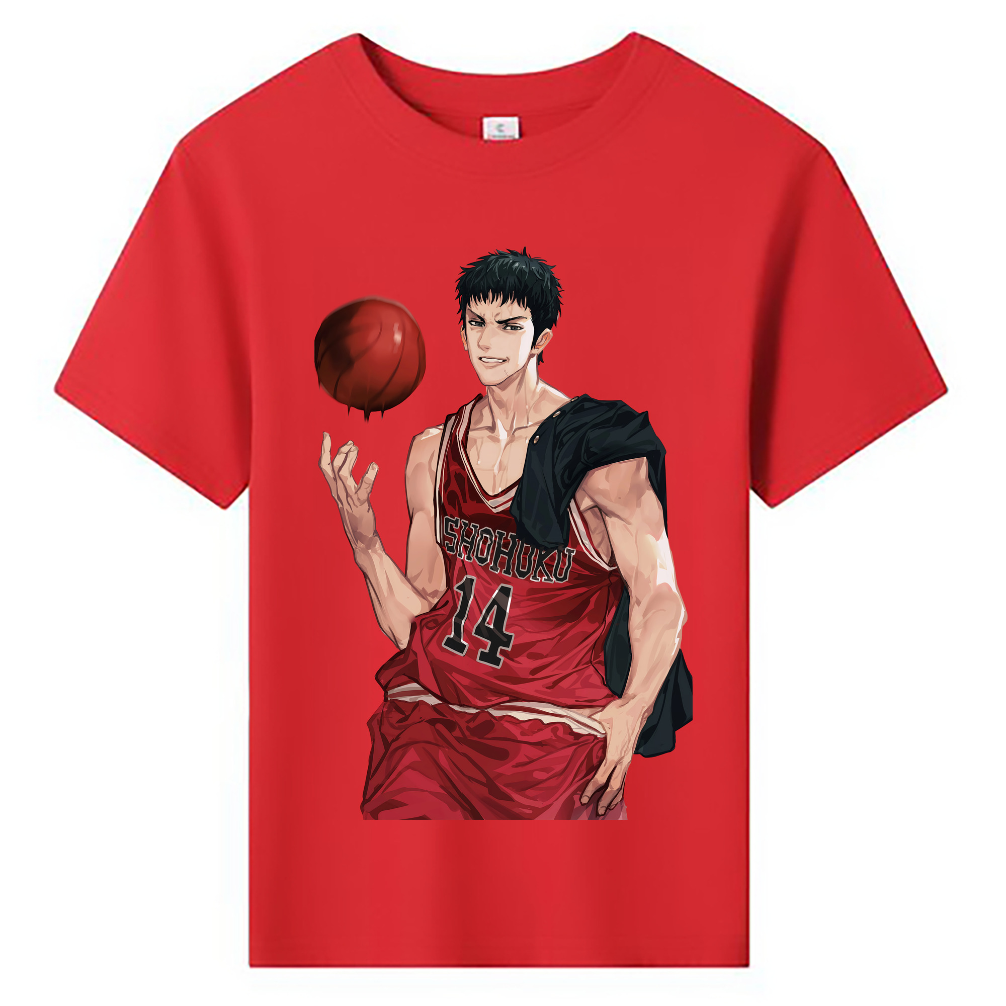 （画像用） SLAM DUNK／スラムダンク 綿100％キッズTシャツ（フロントプリント）