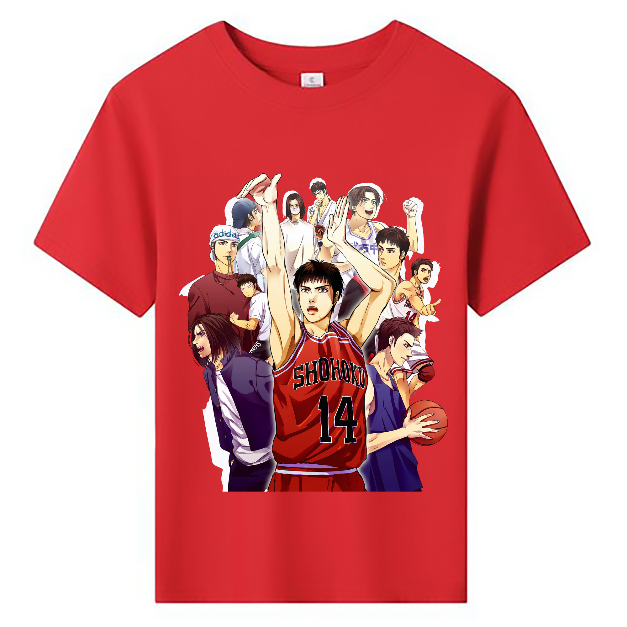 （画像用） SLAM DUNK／スラムダンク 綿100％キッズTシャツ（フロントプリント）