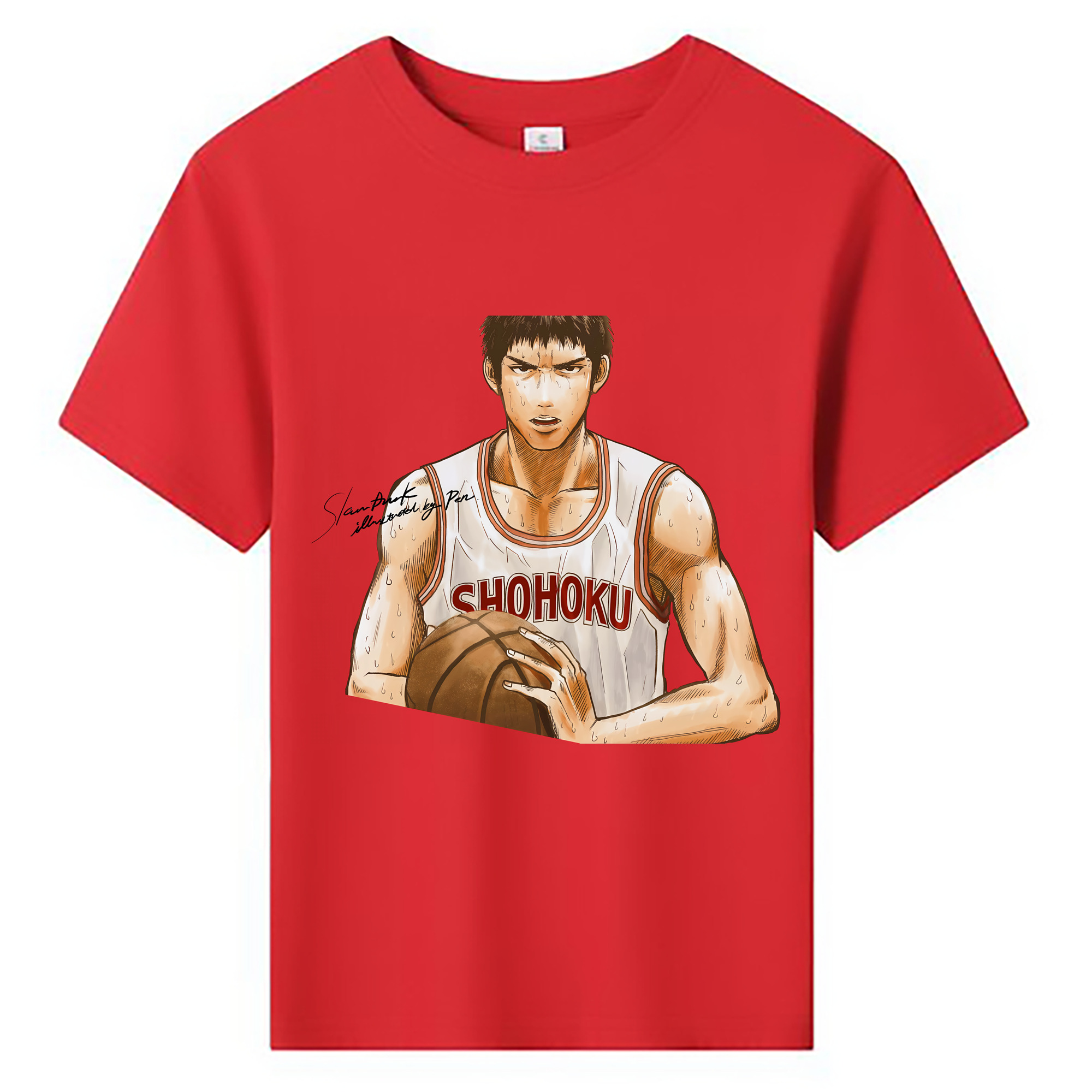 （画像用） SLAM DUNK／スラムダンク 綿100％キッズTシャツ（フロントプリント）