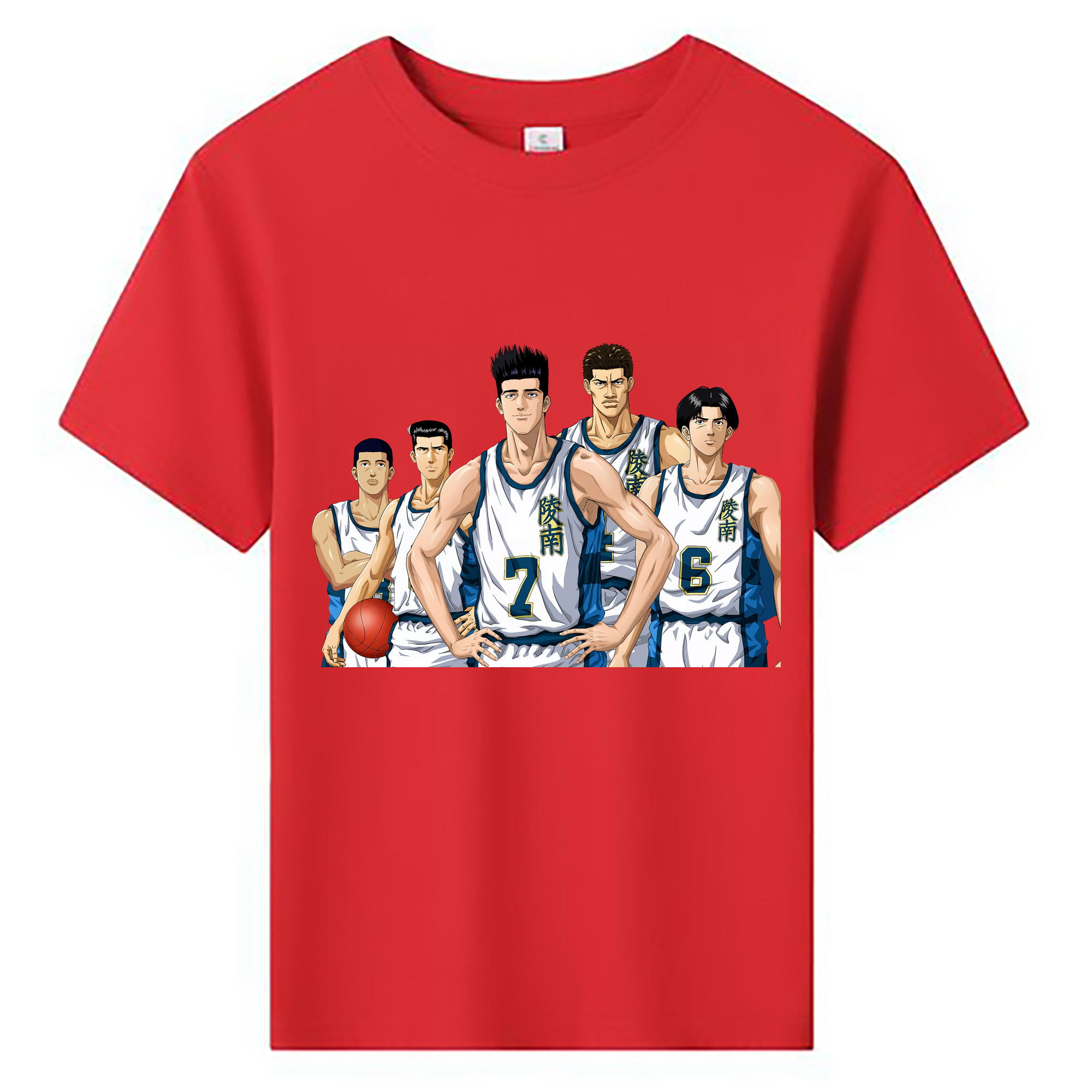 （画像用） SLAM DUNK／スラムダンク 綿100％キッズTシャツ（フロントプリント）