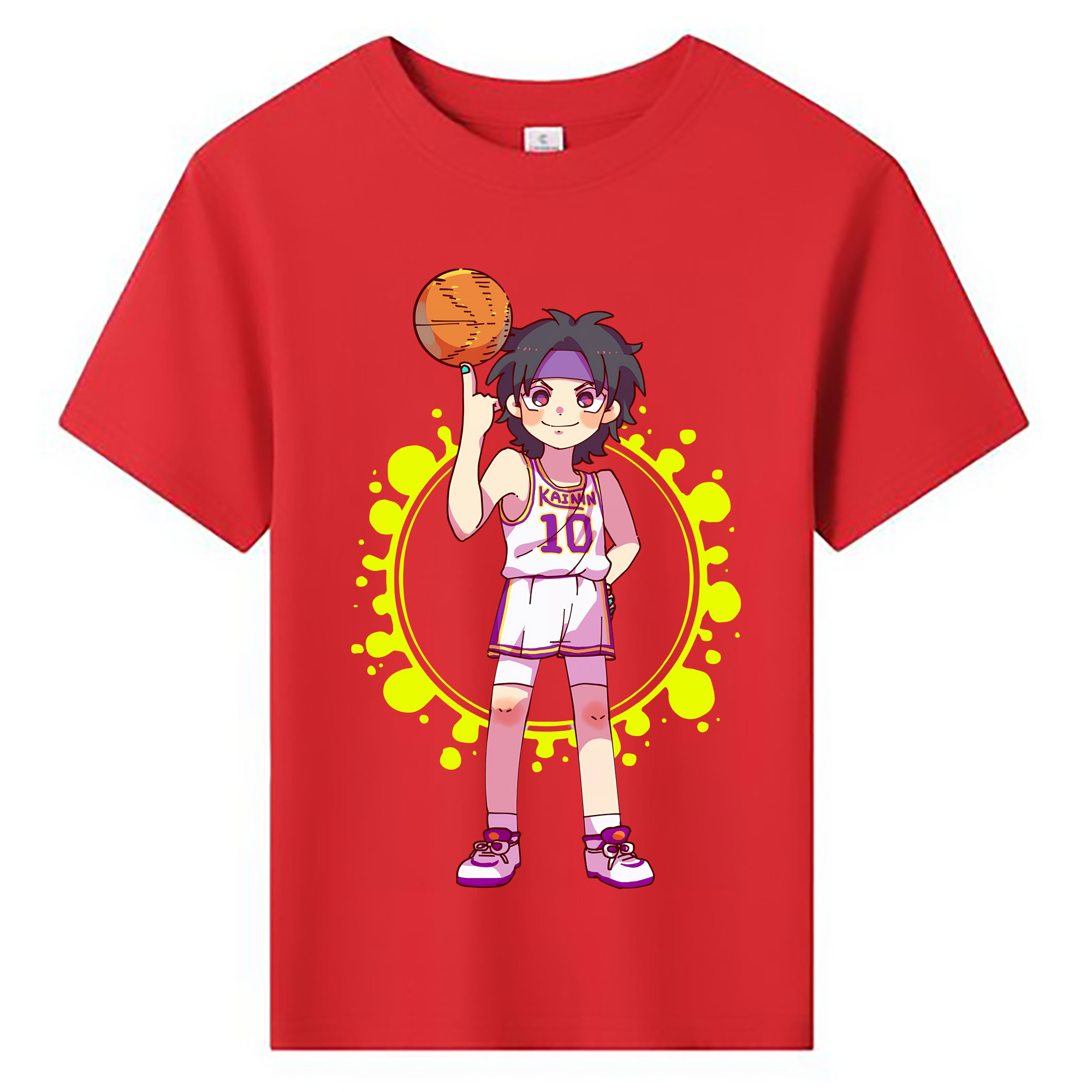 （画像用） SLAM DUNK／スラムダンク 綿100％キッズTシャツ（フロントプリント）