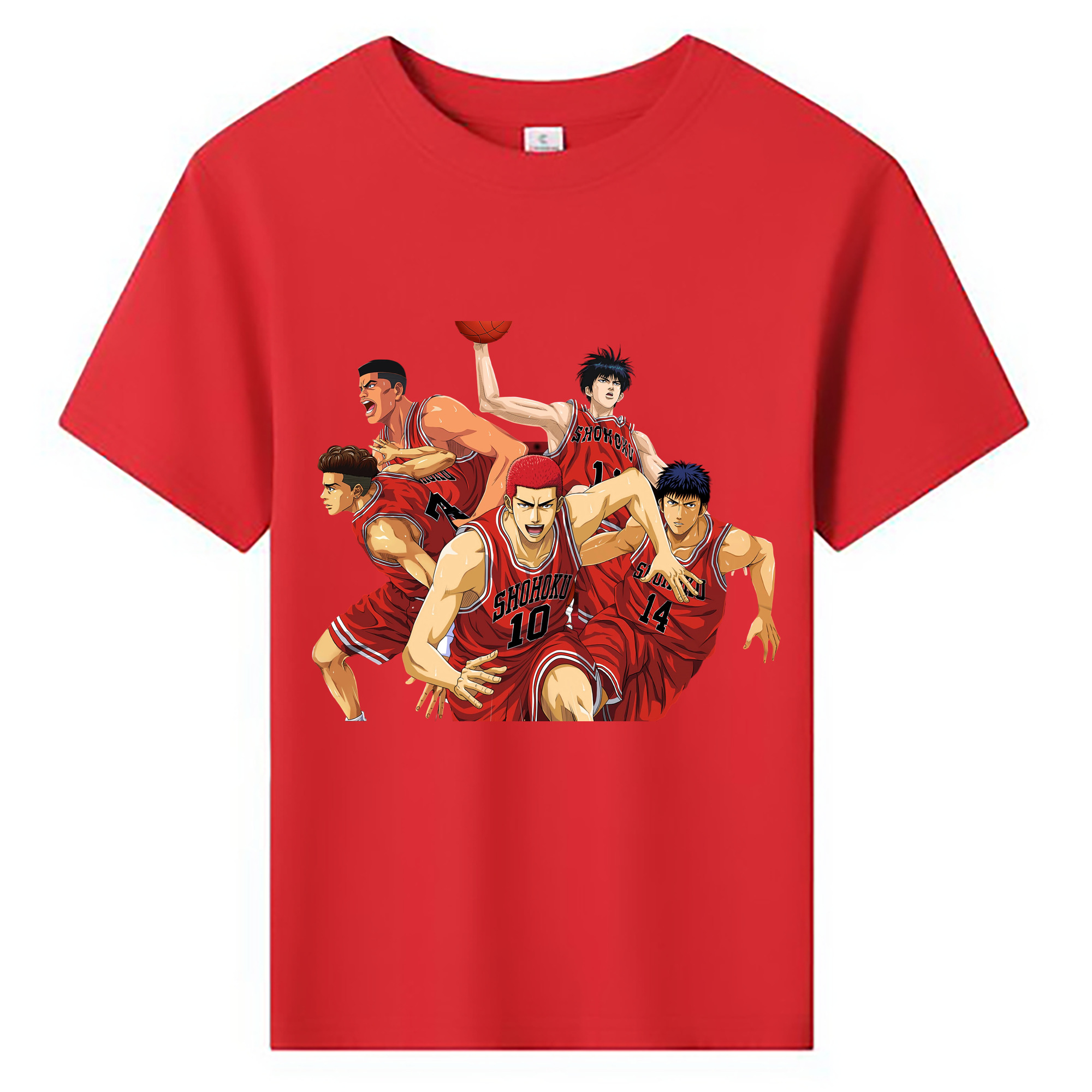 （画像用） SLAM DUNK／スラムダンク 綿100％キッズTシャツ（フロントプリント）