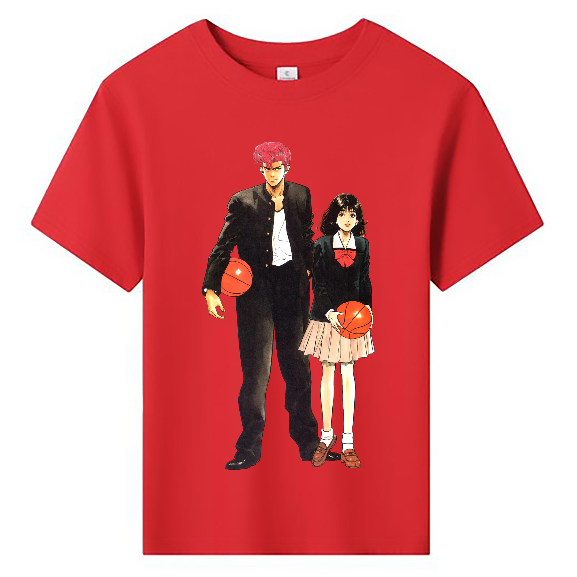 （画像用） SLAM DUNK／スラムダンク 綿100％キッズTシャツ（フロントプリント）