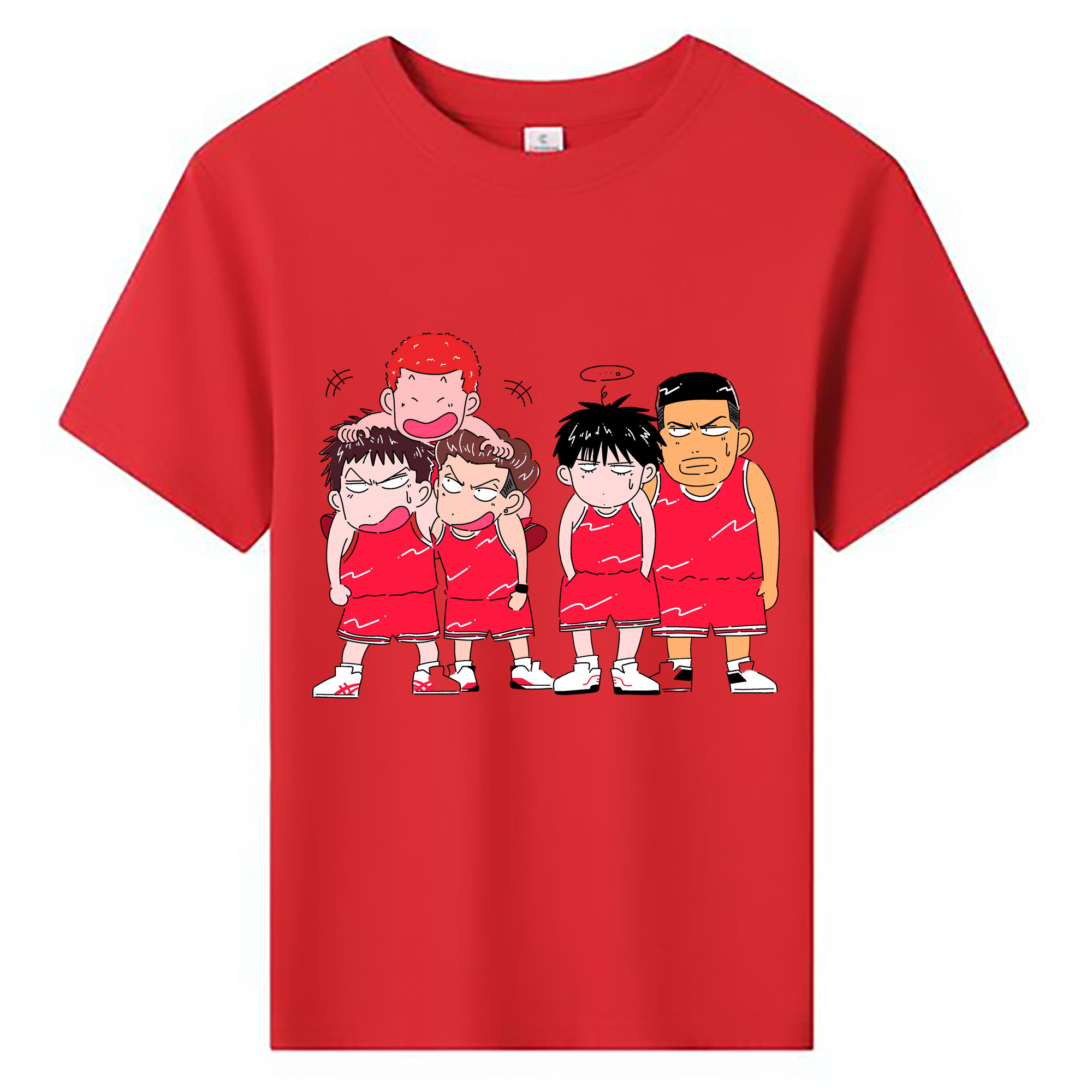 （画像用） SLAM DUNK／スラムダンク 綿100％キッズTシャツ（フロントプリント）