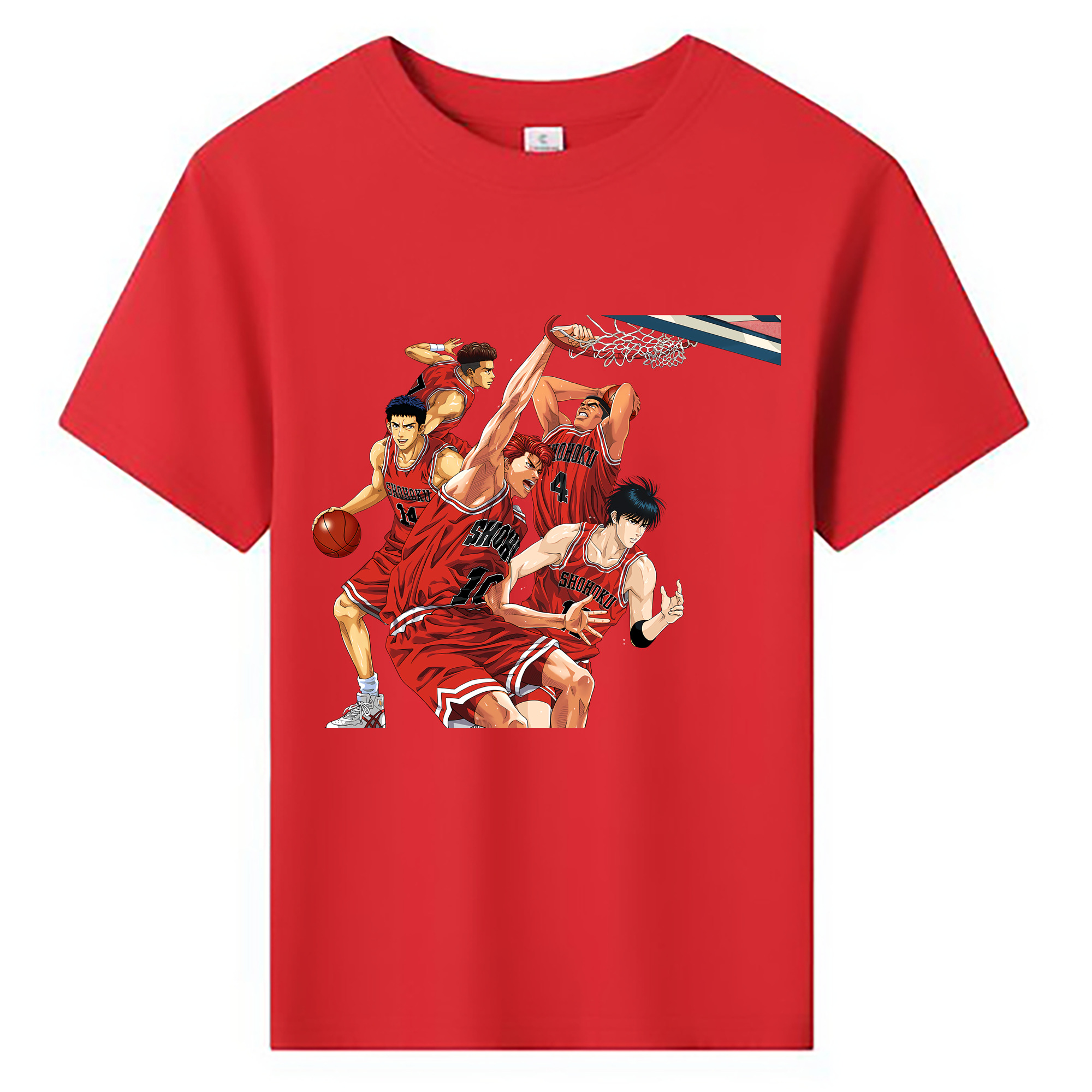 （画像用） SLAM DUNK／スラムダンク 綿100％キッズTシャツ（フロントプリント）